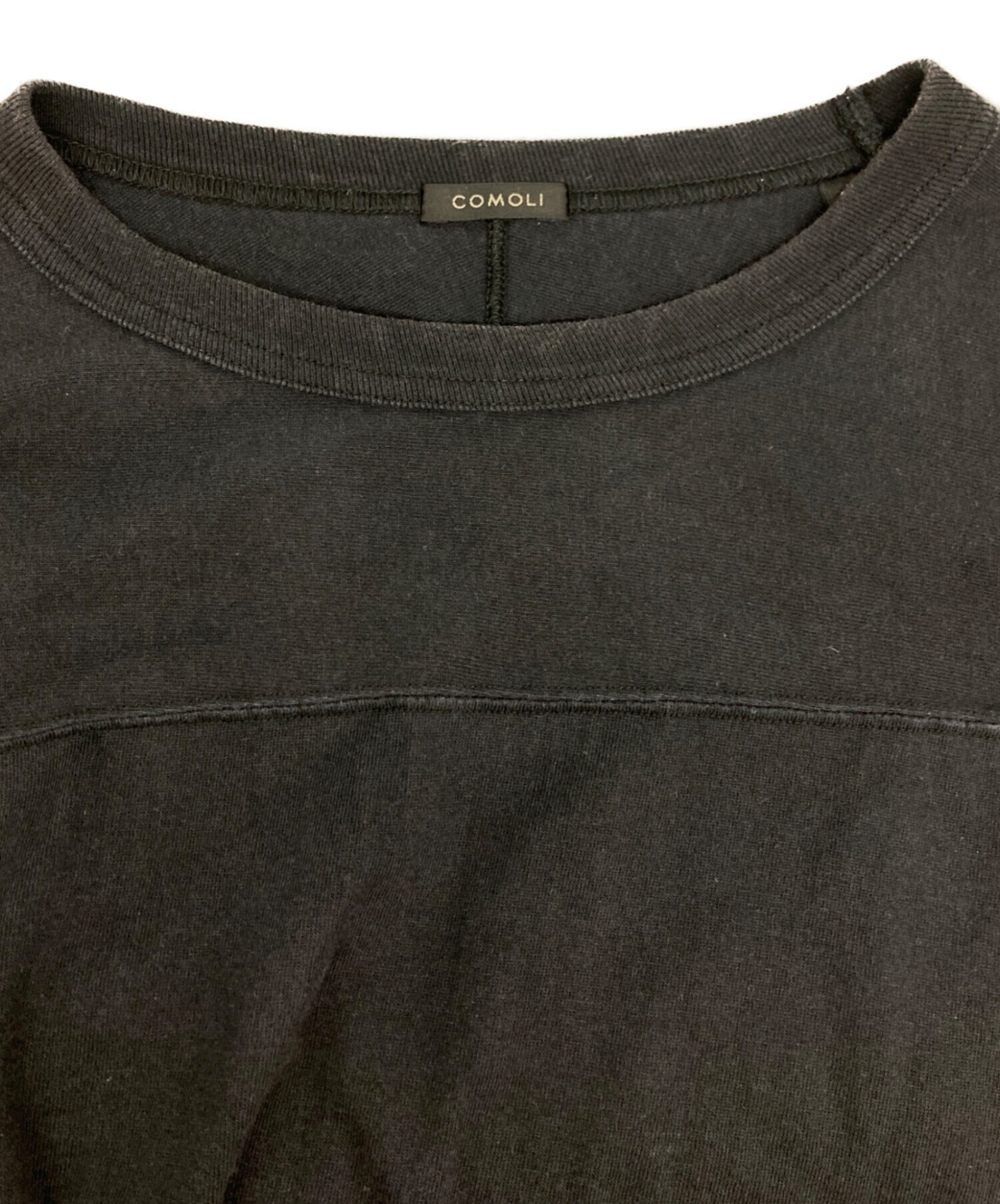 中古・古着通販】COMOLI (コモリ) フットボールT ネイビー サイズ:2