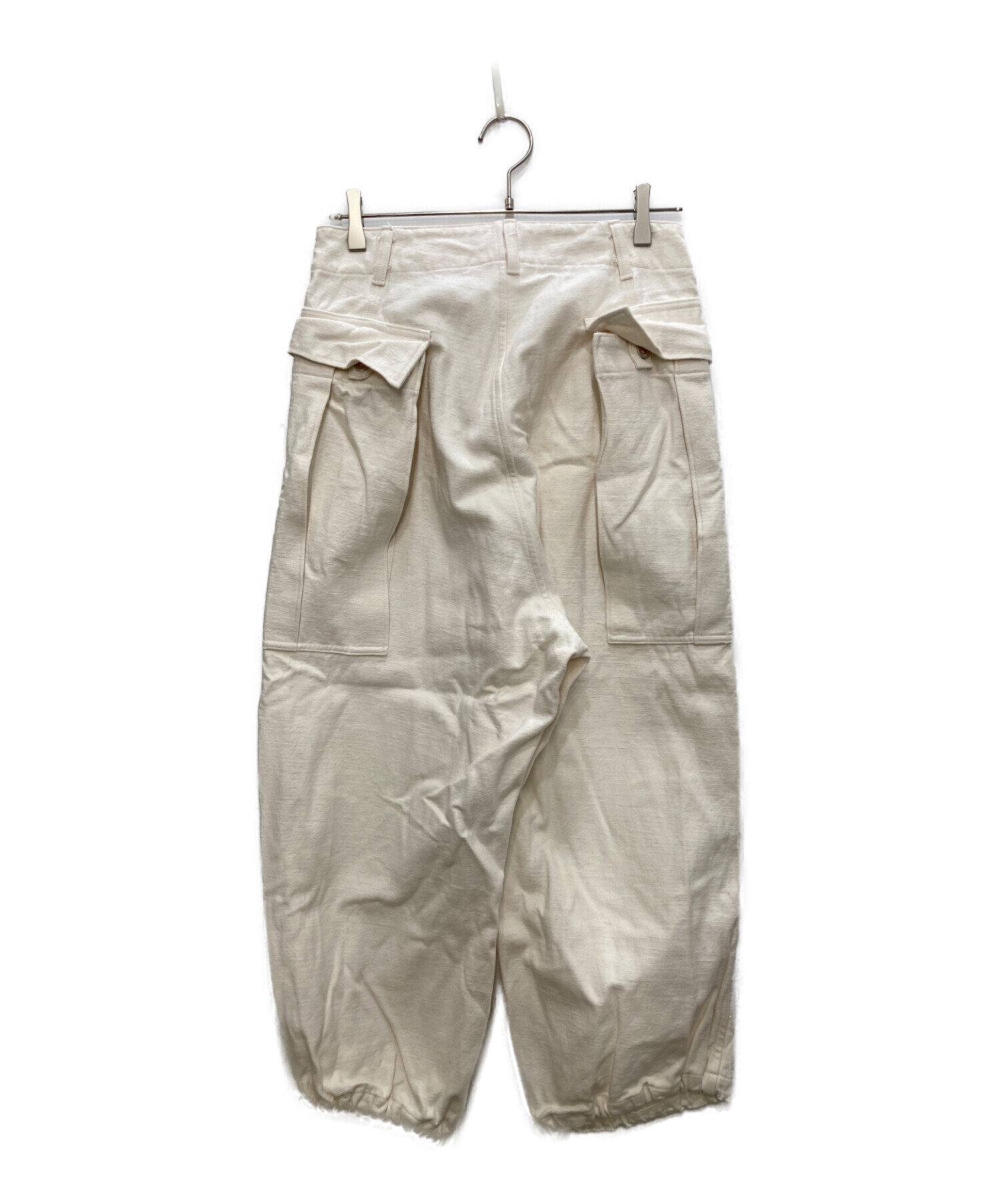 中古・古着通販】HERILL (ヘリル) HL Denim Cargo Pants ホワイト