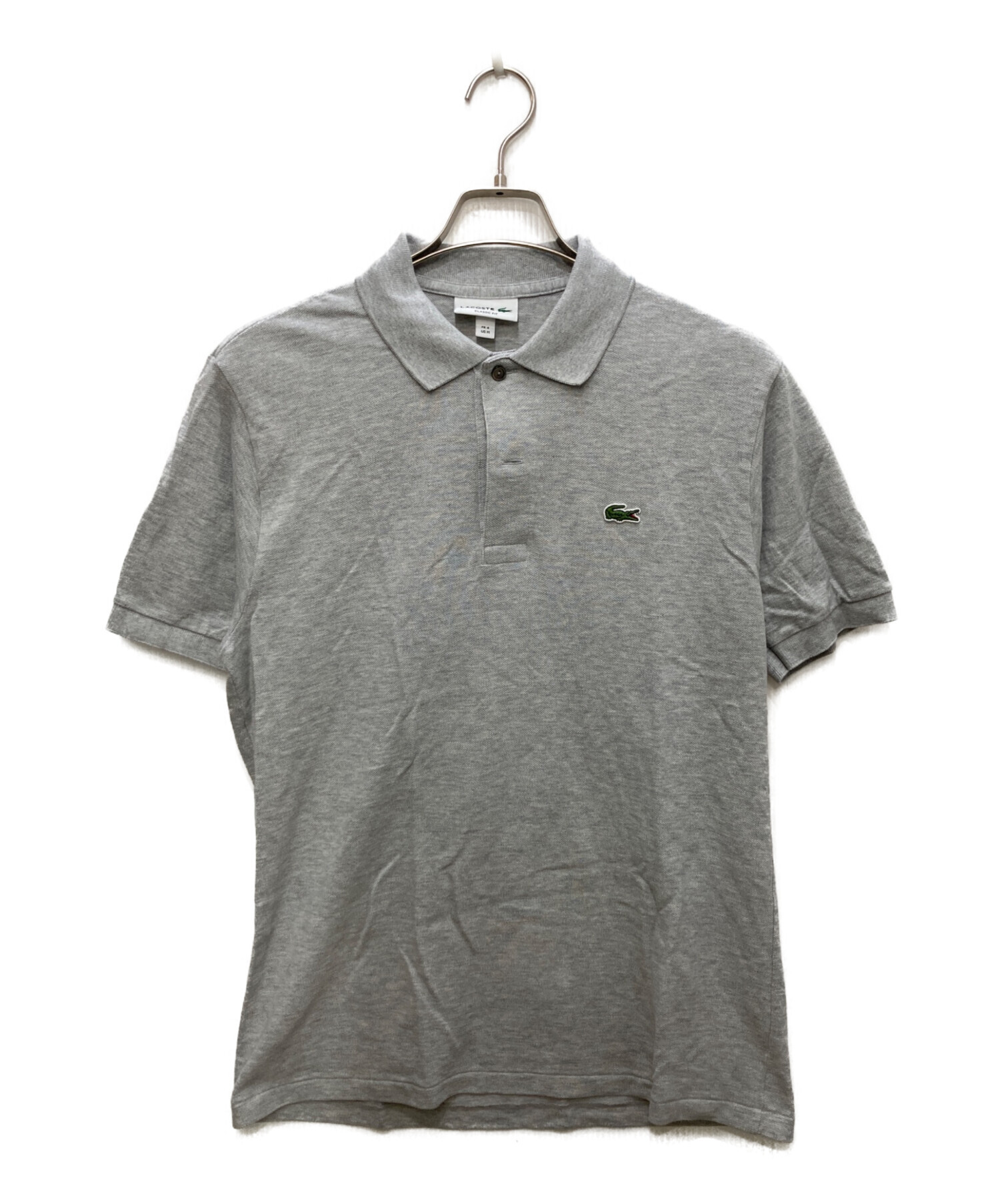 ラコステ ポロシャツ グレー 2枚セット M 中古・古着通販】LACOSTE (ラコステ) ポロシャツ グレー サイズ:M