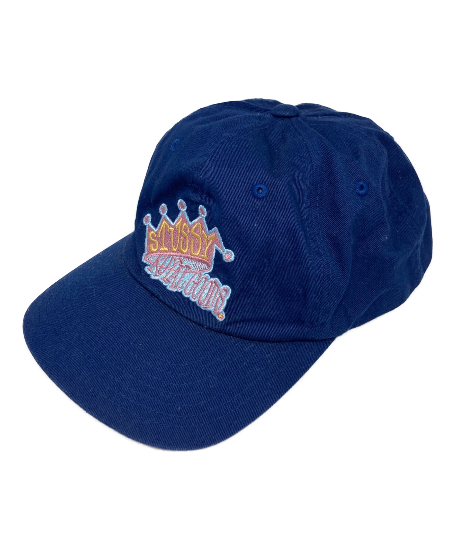 中古・古着通販】stussy (ステューシー) キャップ ブルー｜ブランド 