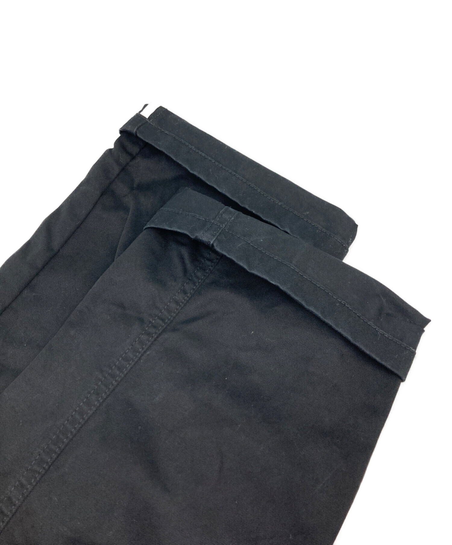 中古・古着通販】BURBERRY (バーバリー) ストレートパンツ ブラック
