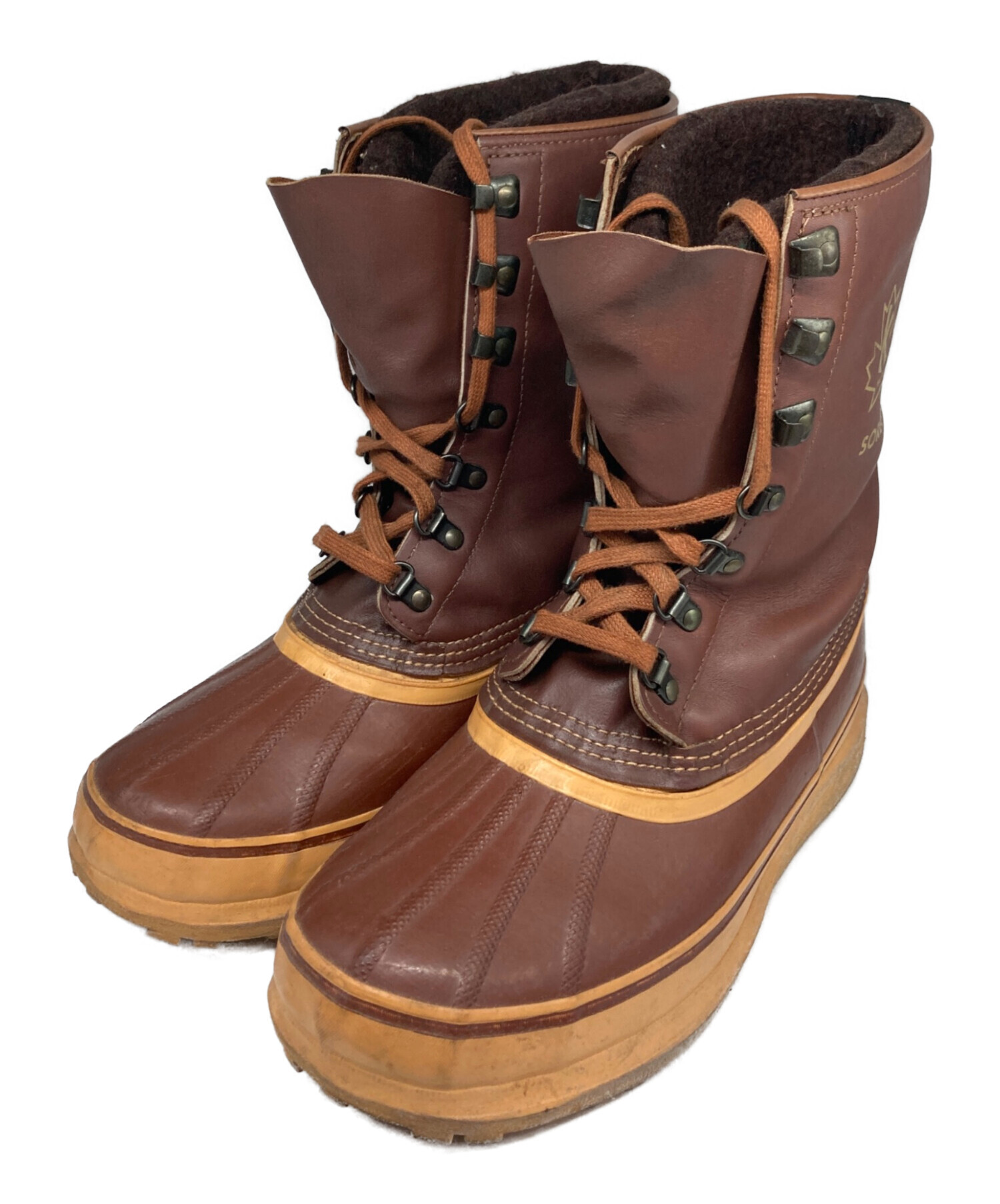 ichiyoshi 新品　SOREL 26センチ　スノーブーツ ブラウン 中古・古着通販】SOREL (ソレル) KAUFMAN ヴィンテージスノーブーツ