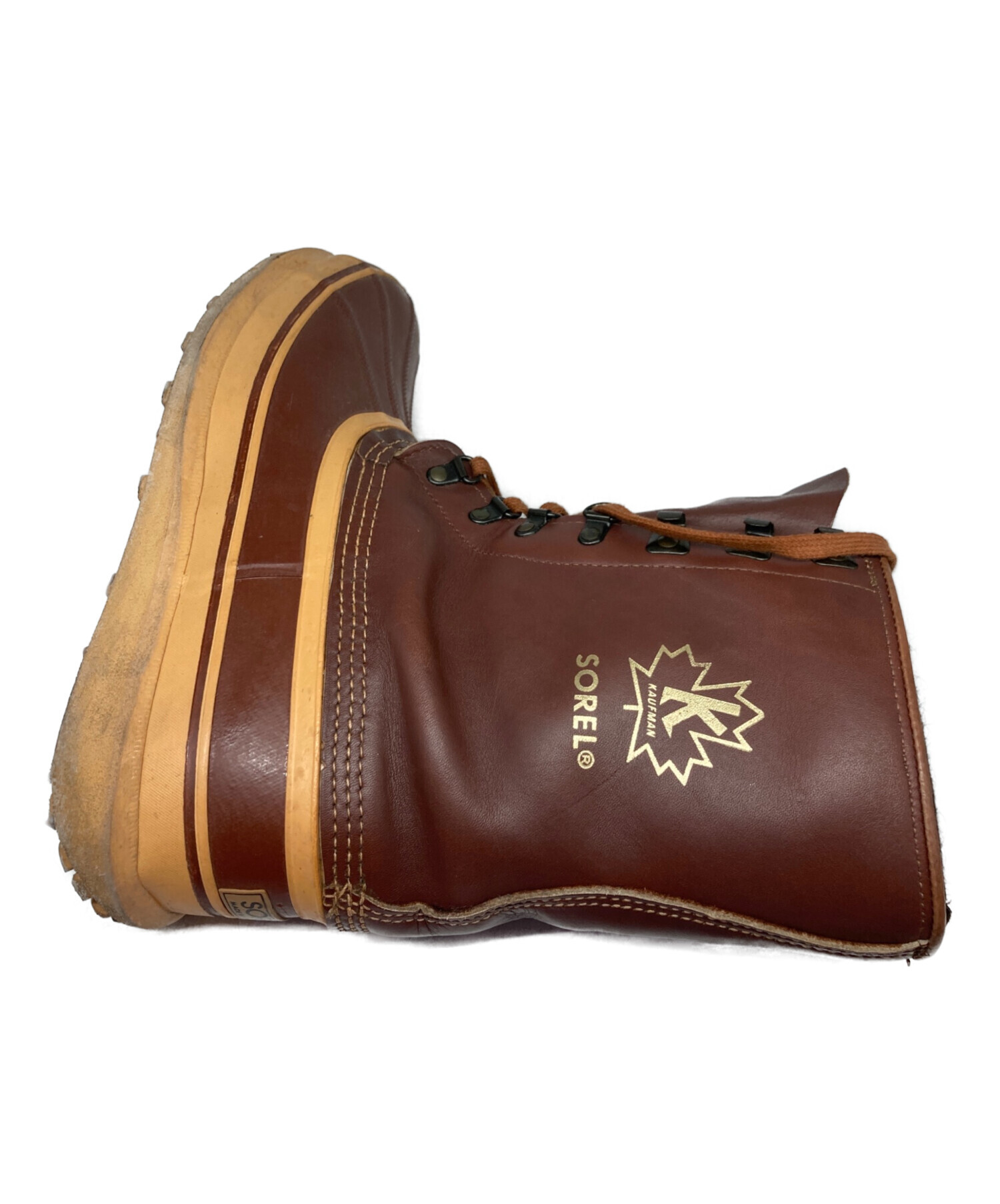 ichiyoshi 新品　SOREL 26センチ　スノーブーツ ブラウン 中古・古着通販】SOREL (ソレル) KAUFMAN ヴィンテージスノーブーツ