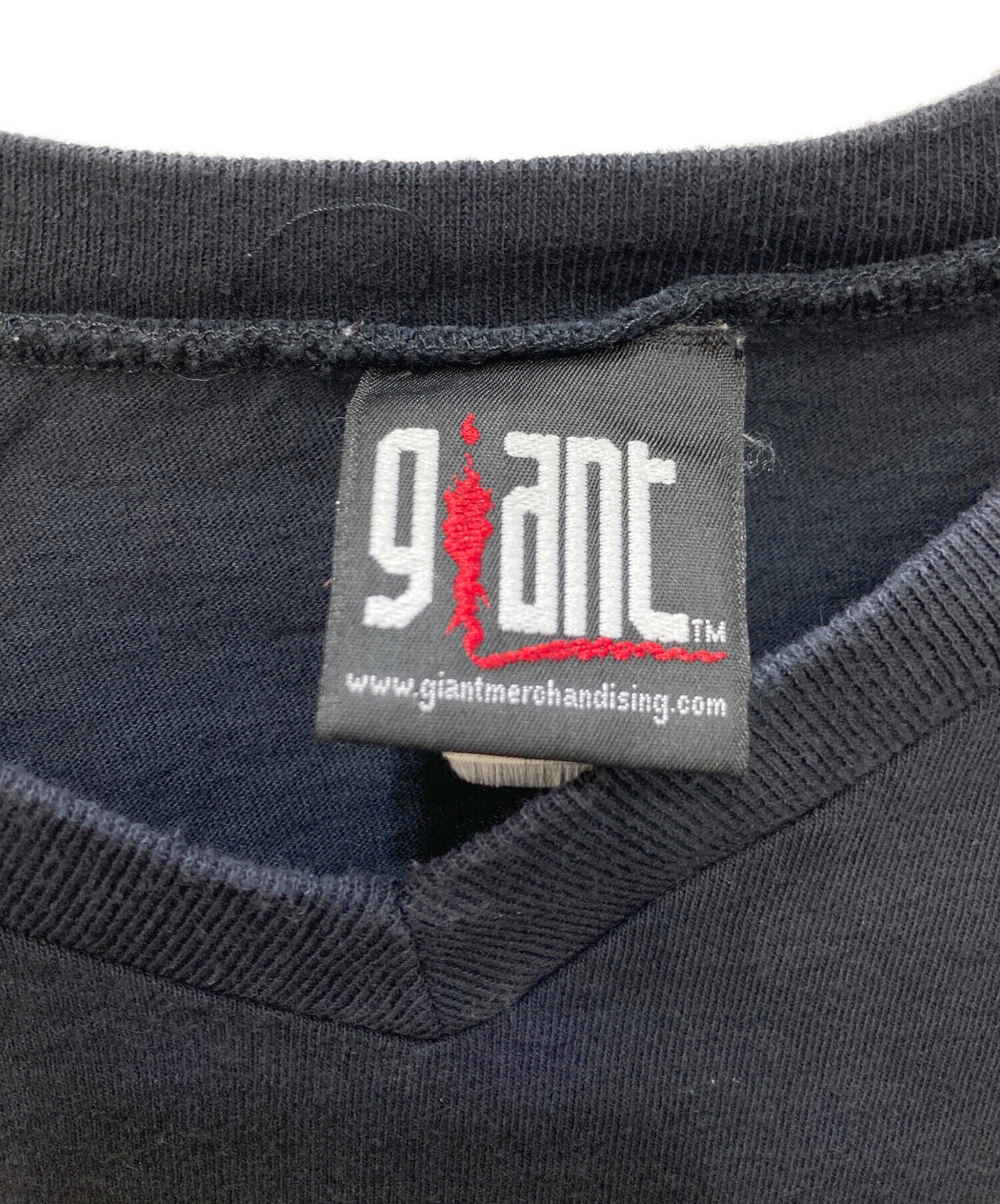 167：GIANT　ジャンク　引取限定：埼玉県所沢市 中古・古着通販】giant (ジャイアント) バンドTシャツ ブラック サイズ