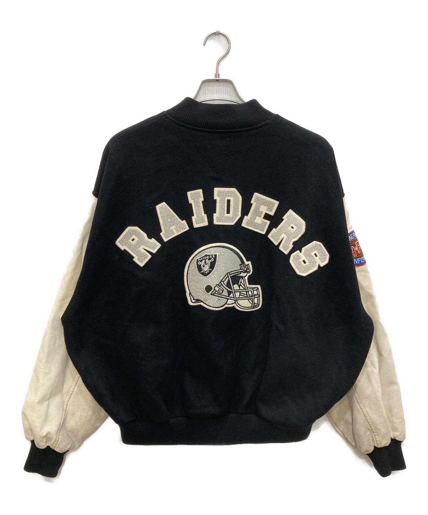 チョークライン ヴィンテージ GIANTS スタジャン ブラック/ホワイト 中古・古着通販】Chalk Line (チョークライン) スタジャン ブラック