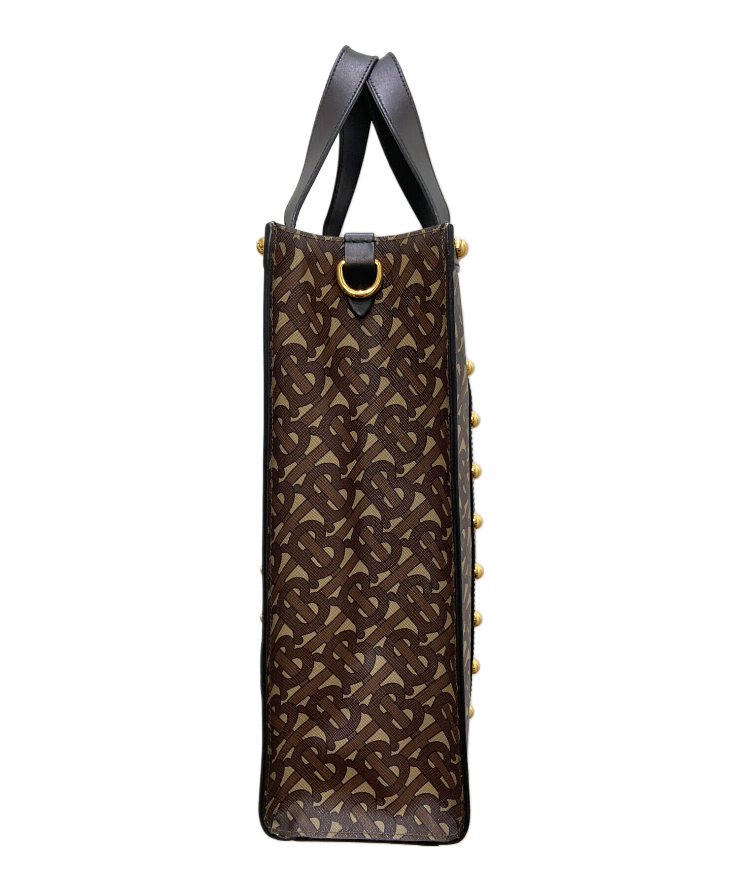 中古のバーバリーのトートバッグ 中古・古着通販】BURBERRY (バーバリー) スモール モノグラムプリント
