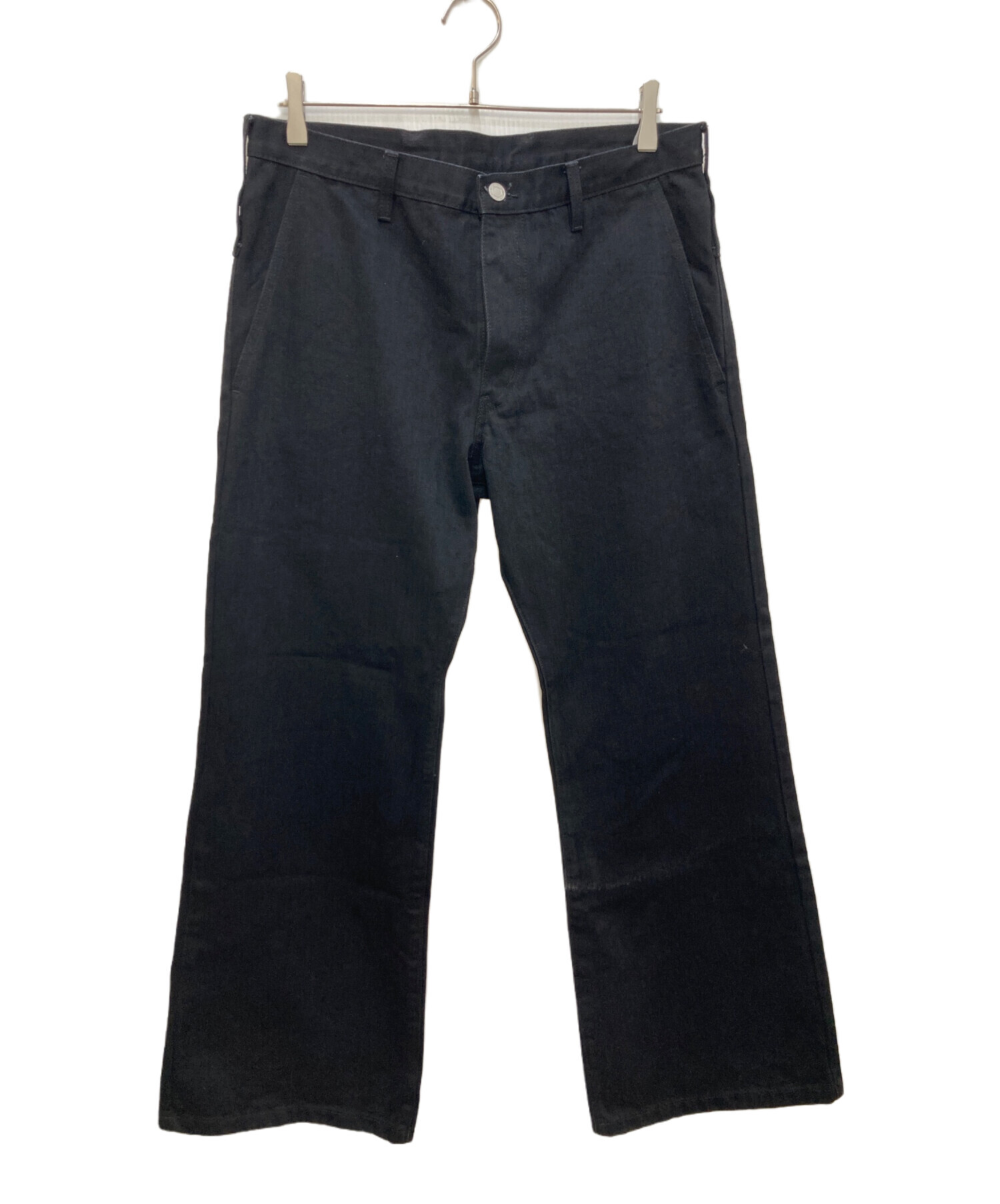 中古・古着通販】SECTION (セクション) DROP FLARE DENIM ブラック