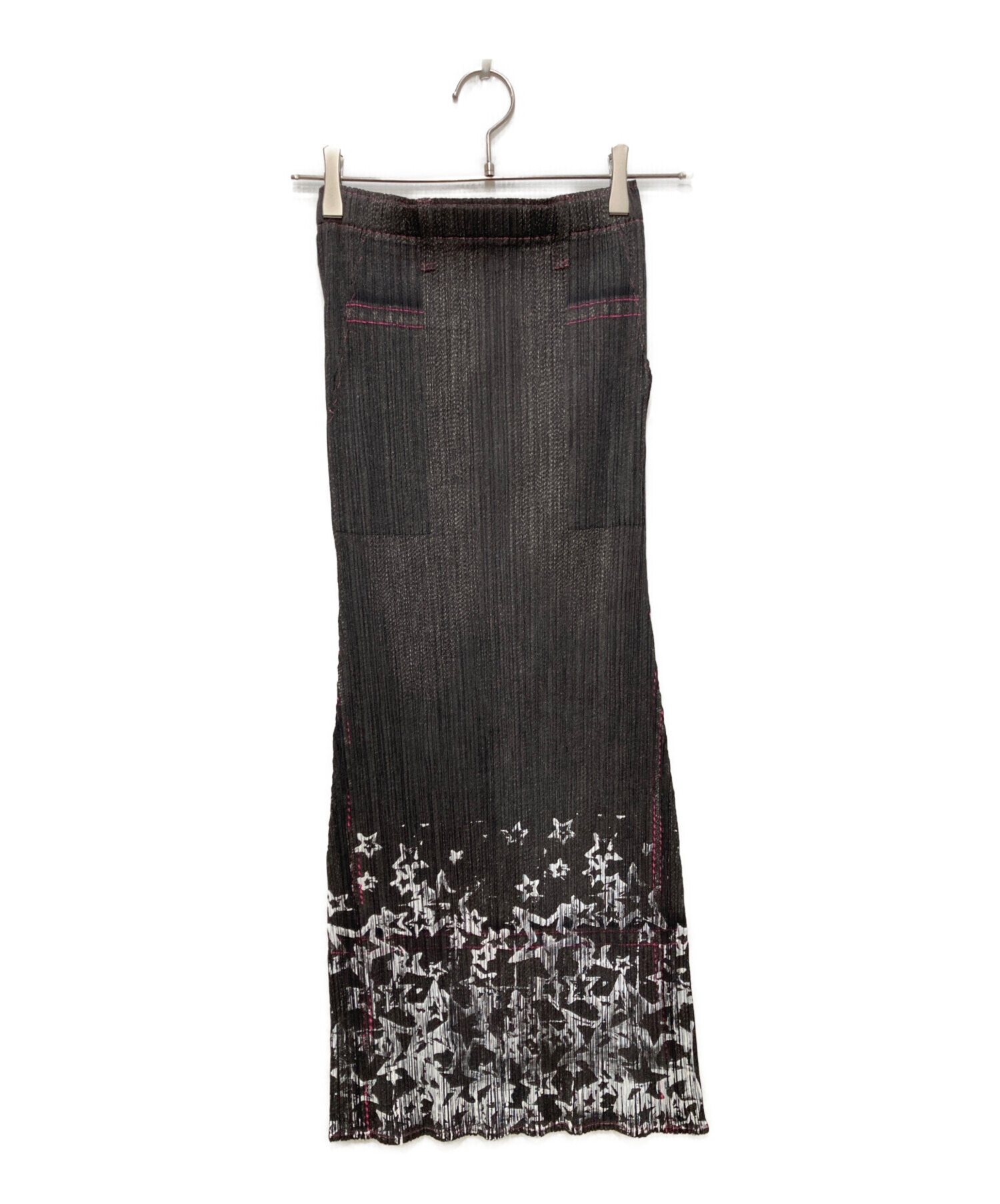 PLEATS PLEASE(プリーツプリーズ)ラップスカート風スカート 中古・古着通販】PLEATS PLEASE (プリーツプリーズ) プリーツスカート