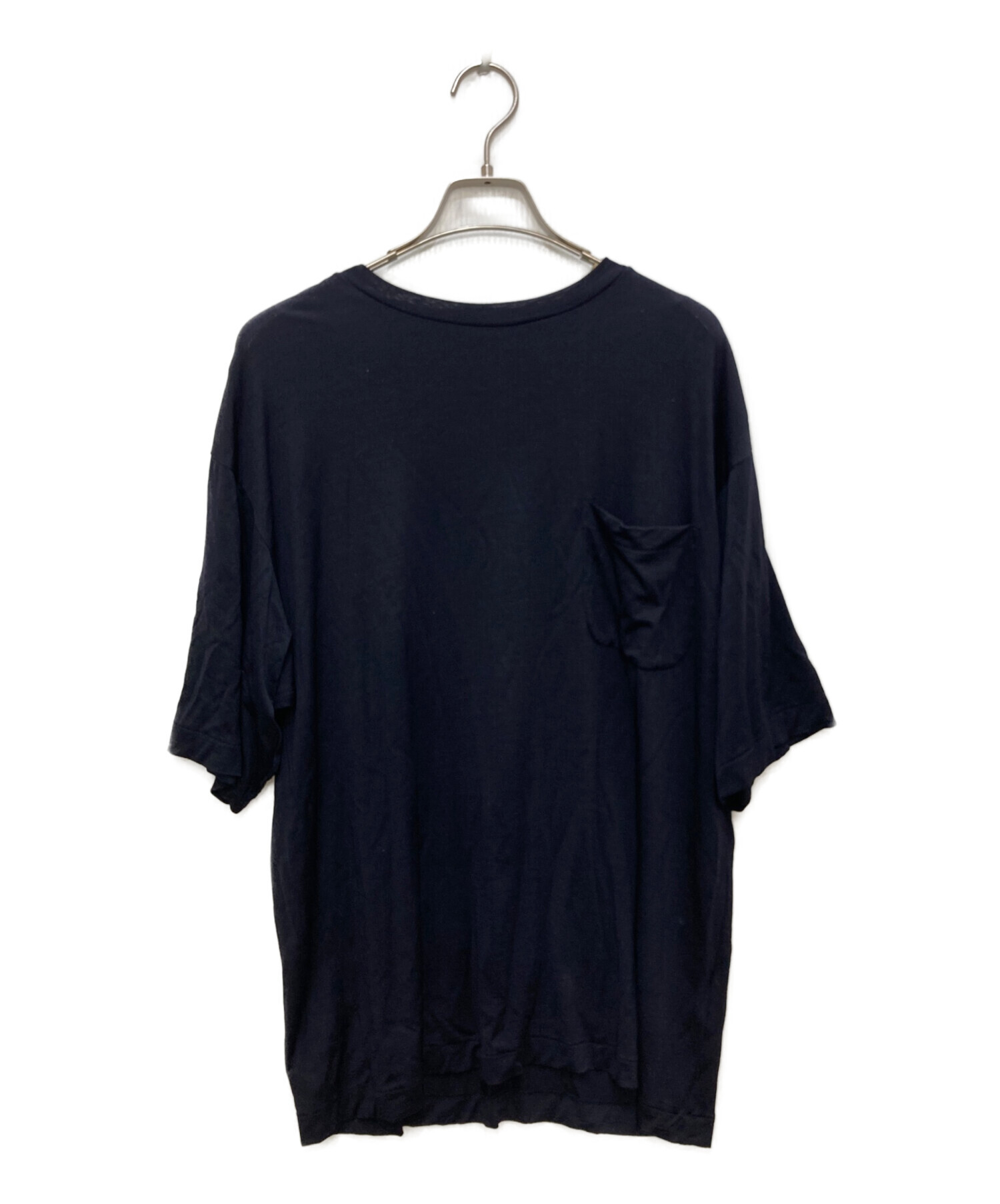 COMOLI コモリ ウール天竺Tシャツ NAVY 3 新品未使用 中古・古着通販】COMOLI (コモリ) ウール天竺 Tシャツ ネイビー サイズ