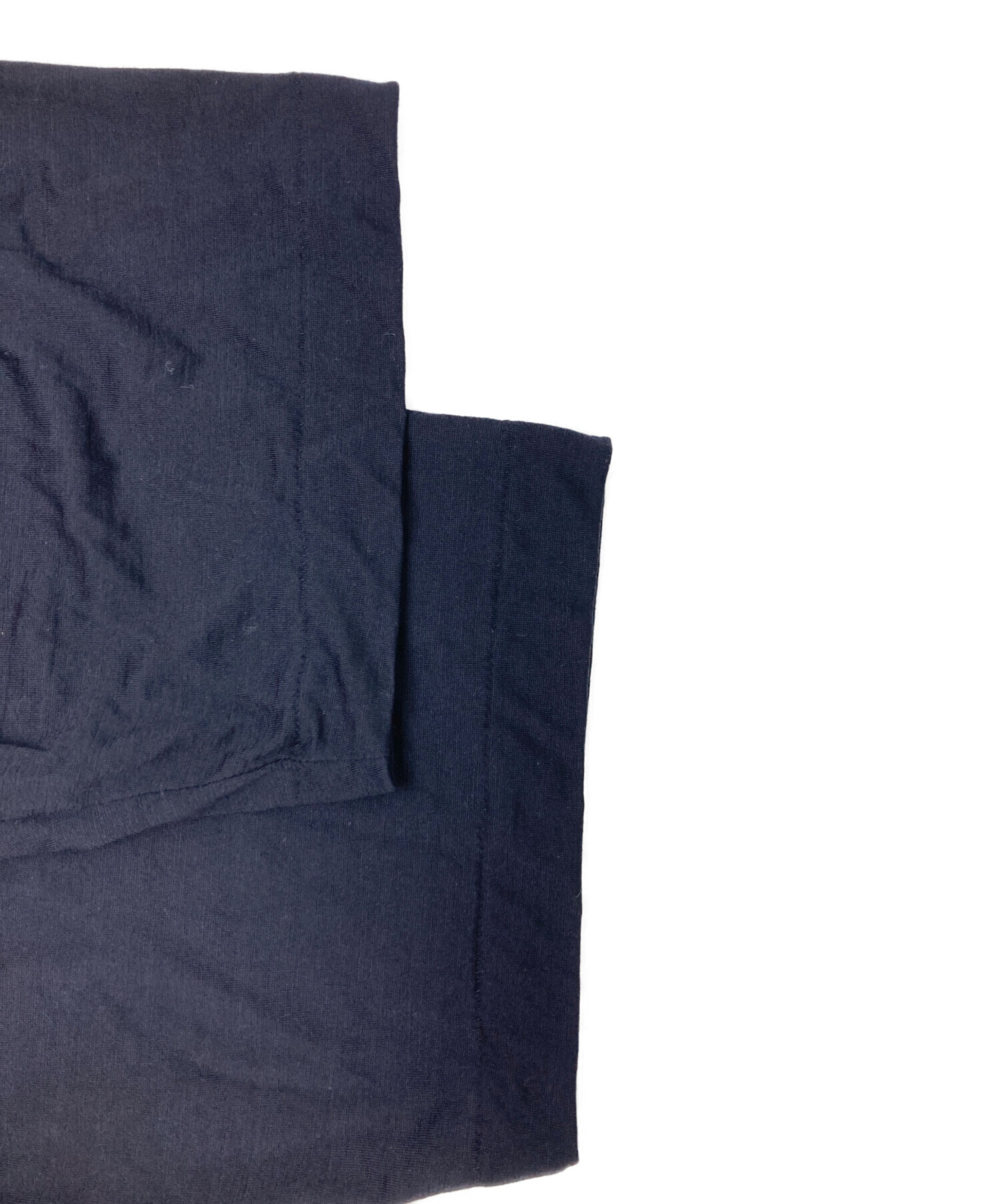 中古・古着通販】COMOLI (コモリ) ウール天竺 Tシャツ ネイビー サイズ