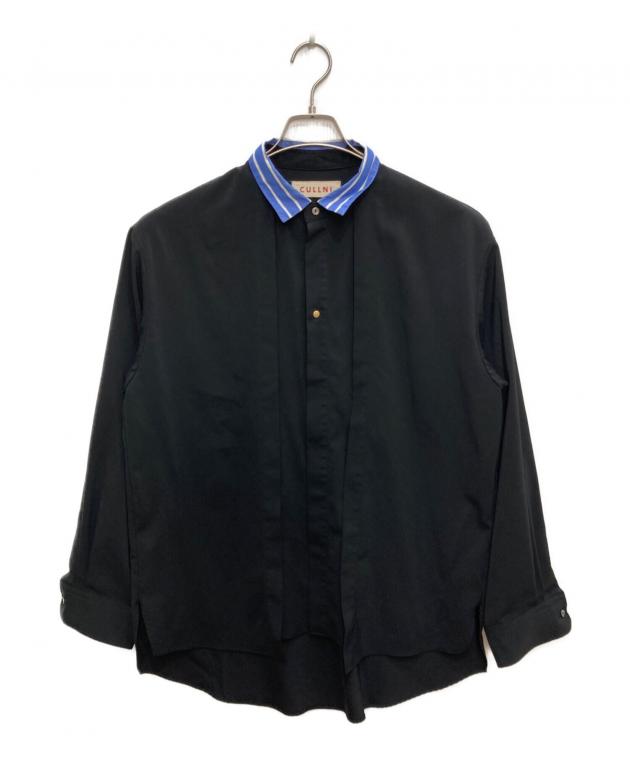 中古・古着通販】CULLNI (クルニ) クレリックシャツ ブラック サイズ