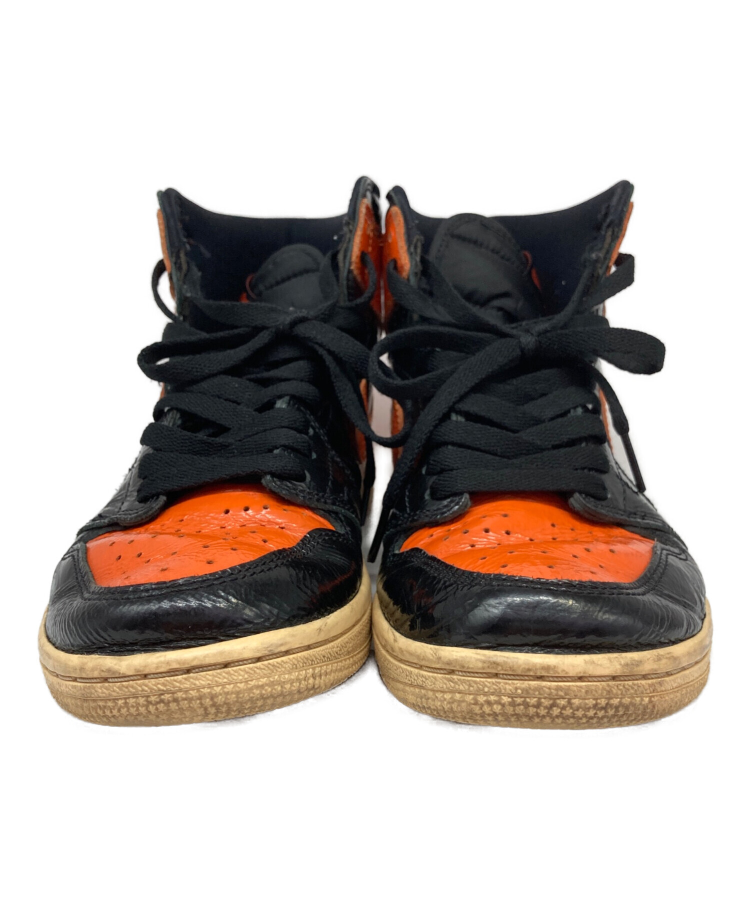 中古・古着通販】NIKE (ナイキ) AIR JORDAN 1 RETRO HIGH OG オレンジ 