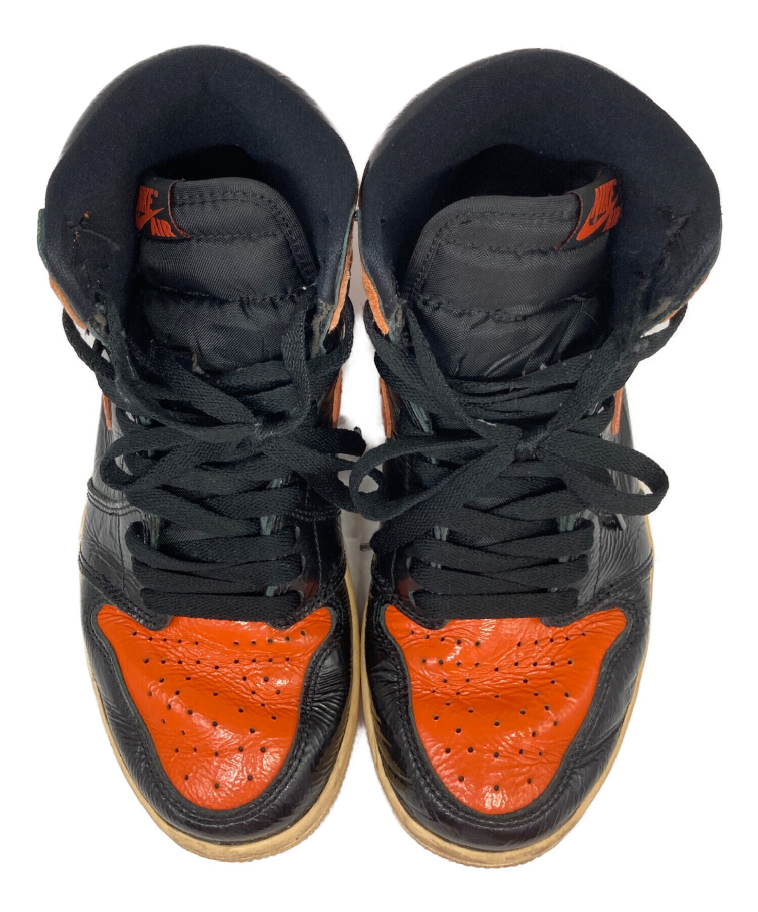 中古・古着通販】NIKE (ナイキ) AIR JORDAN 1 RETRO HIGH OG オレンジ 