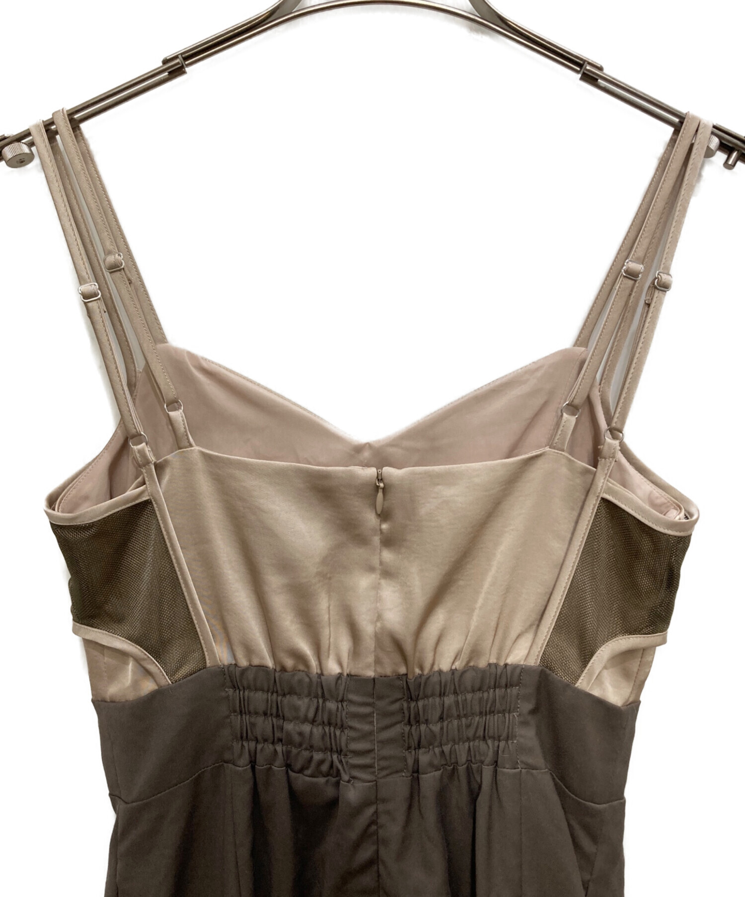 【JOSE MOON】MULTIWAY USEFUL SALOPETTE 38 中古・古着通販】JOSE MOON (ジョゼムーン) BUSTIER JUMPSUIT ブラウン