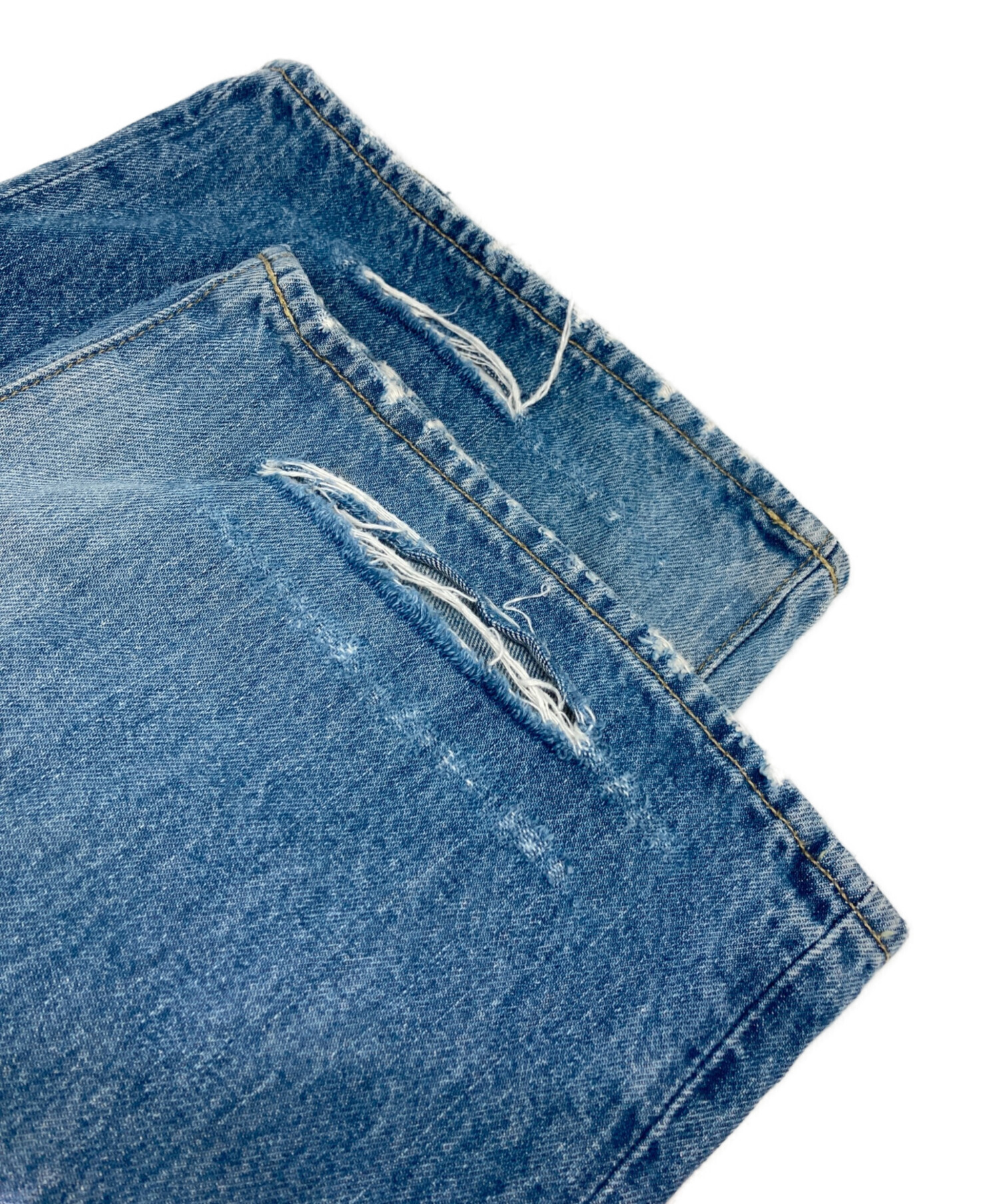 中古・古着通販】denimist (デニミスト) TERI WIDE LEG JEAN ブルー