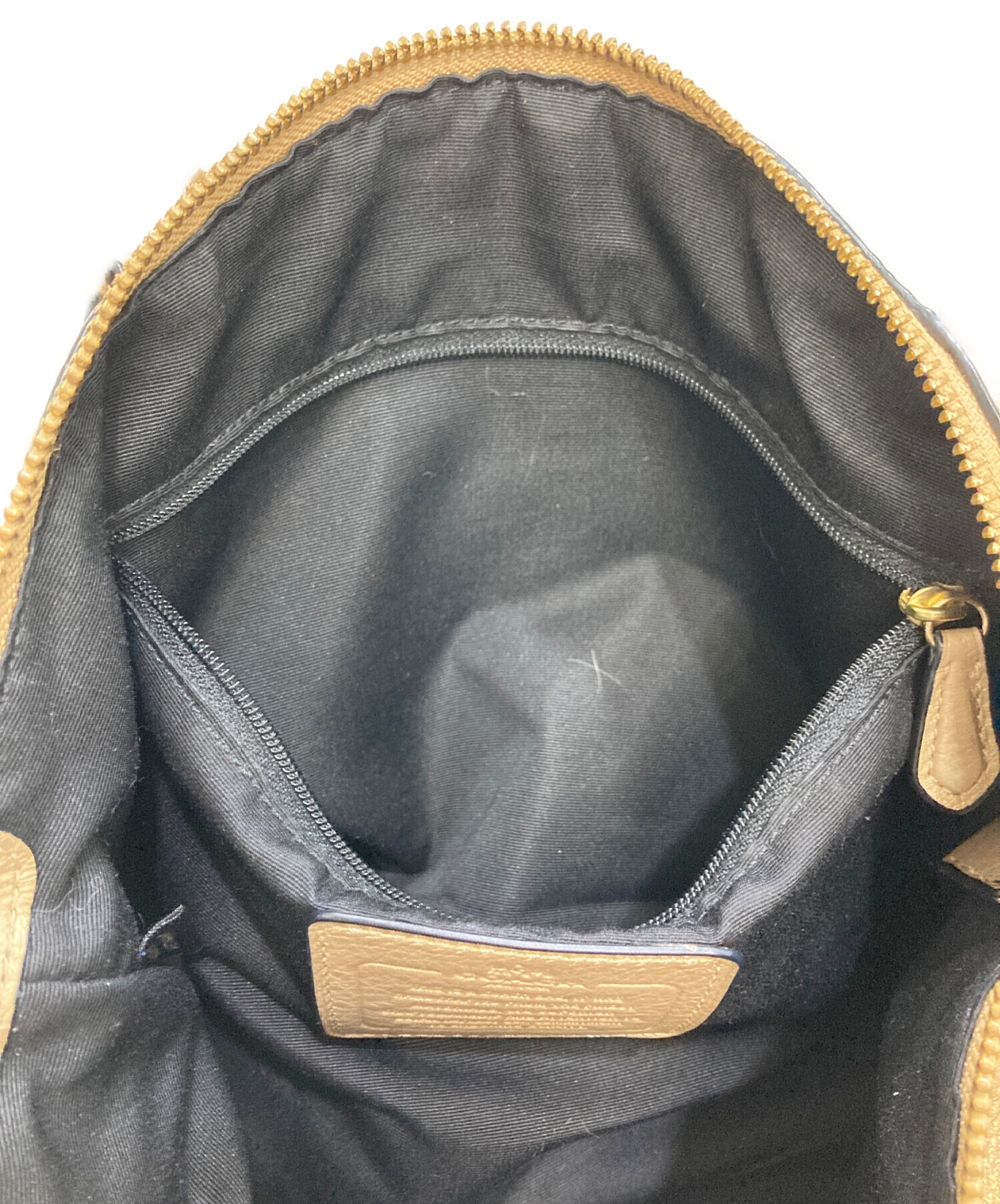 中古・古着通販】COACH (コーチ) 2WAYショルダーバッグ ゴールド
