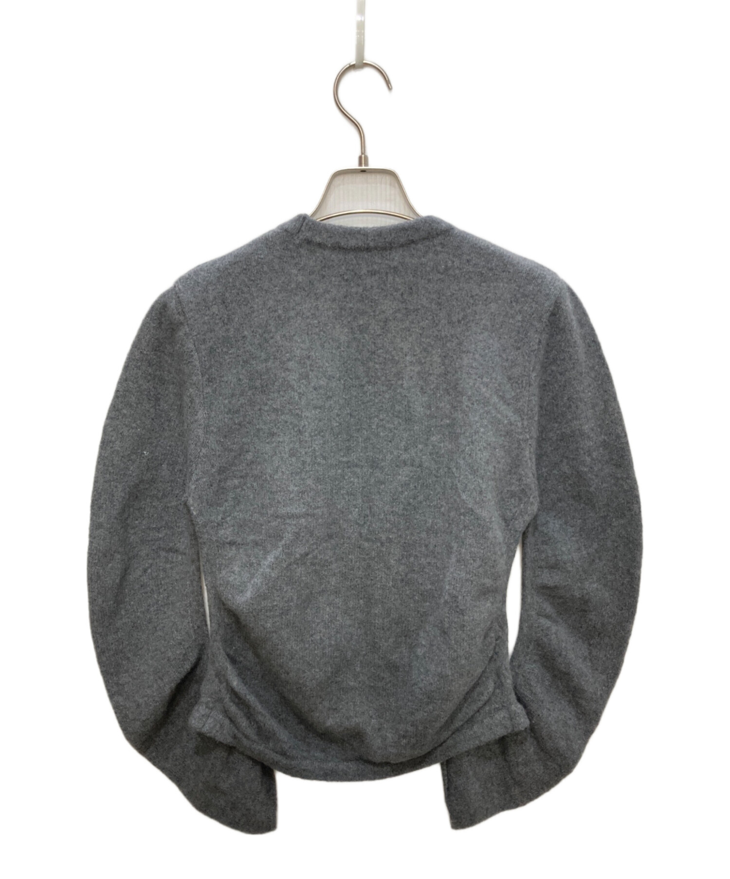 ISSEY MIYAKE me 長袖 カーディガン グレー　イッセイミヤケ春夏物 中古・古着通販】ISSEY MIYAKE (イッセイミヤケ) 立体ニット