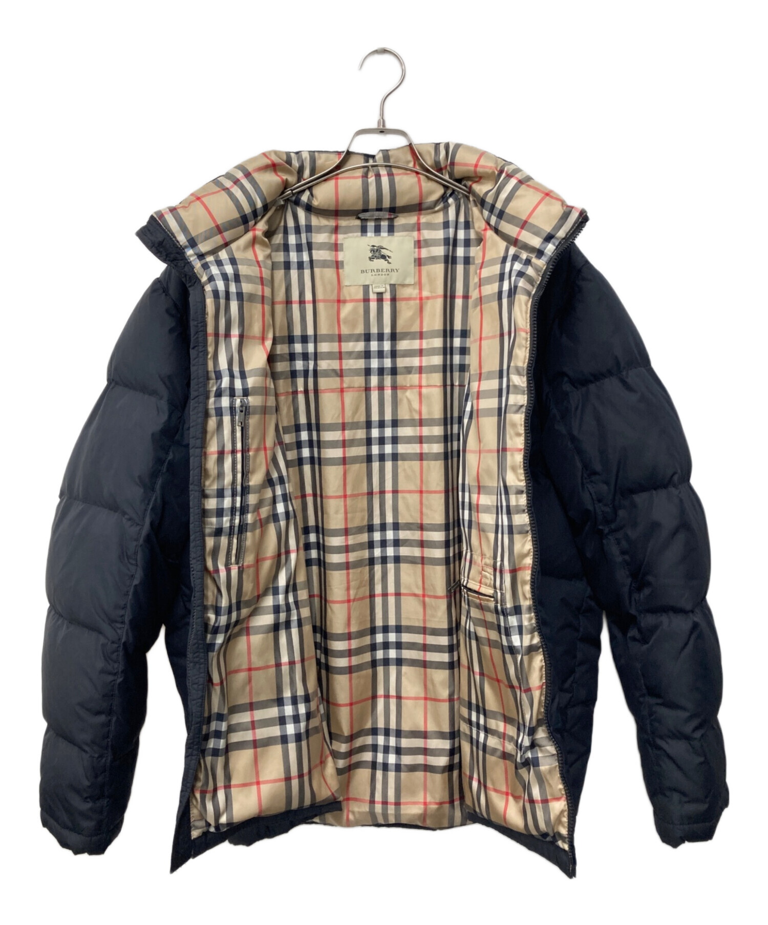 中古・古着通販】BURBERRY (バーバリー) ノバチェックダウンジャケット