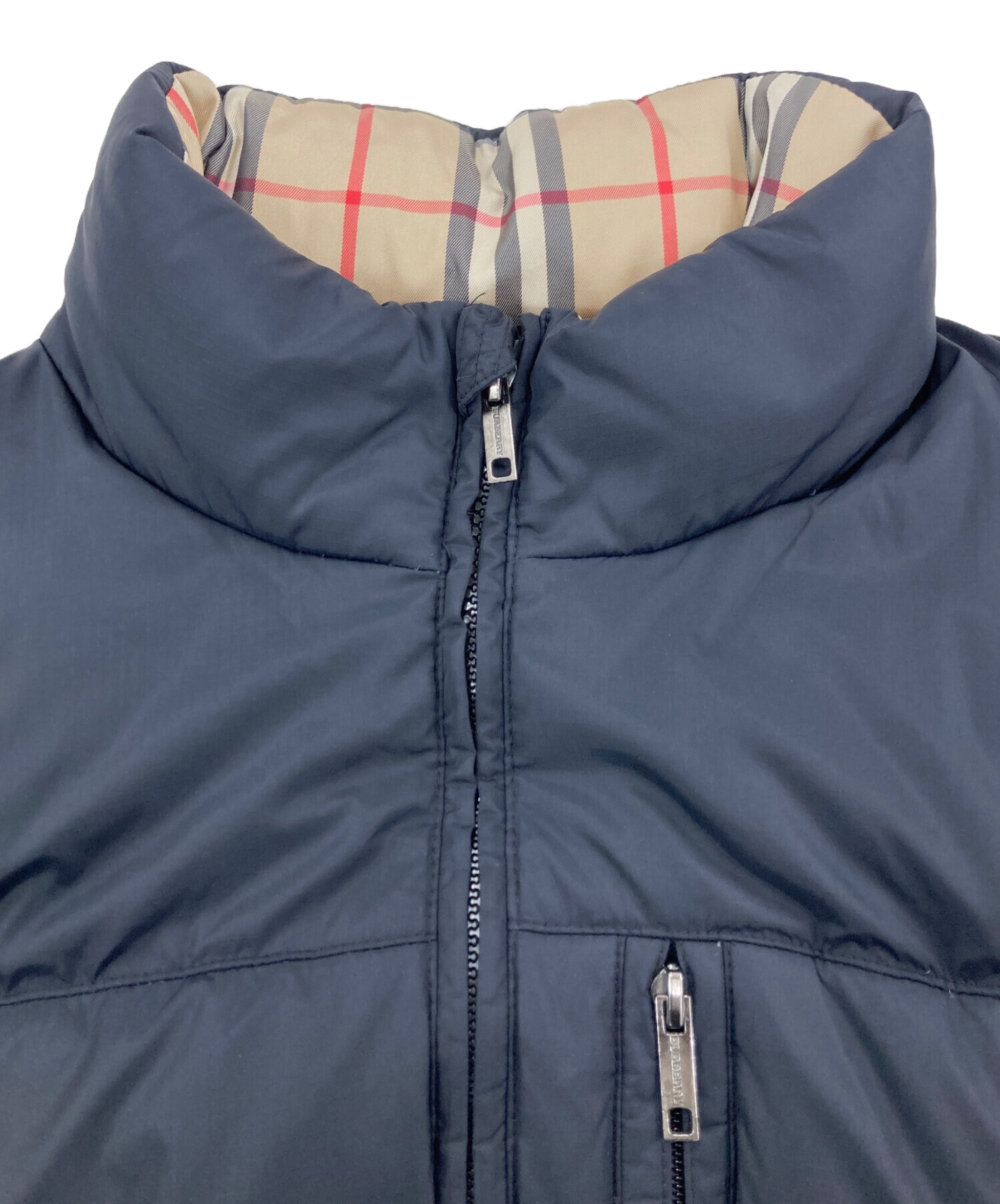 中古・古着通販】BURBERRY (バーバリー) ノバチェックダウンジャケット