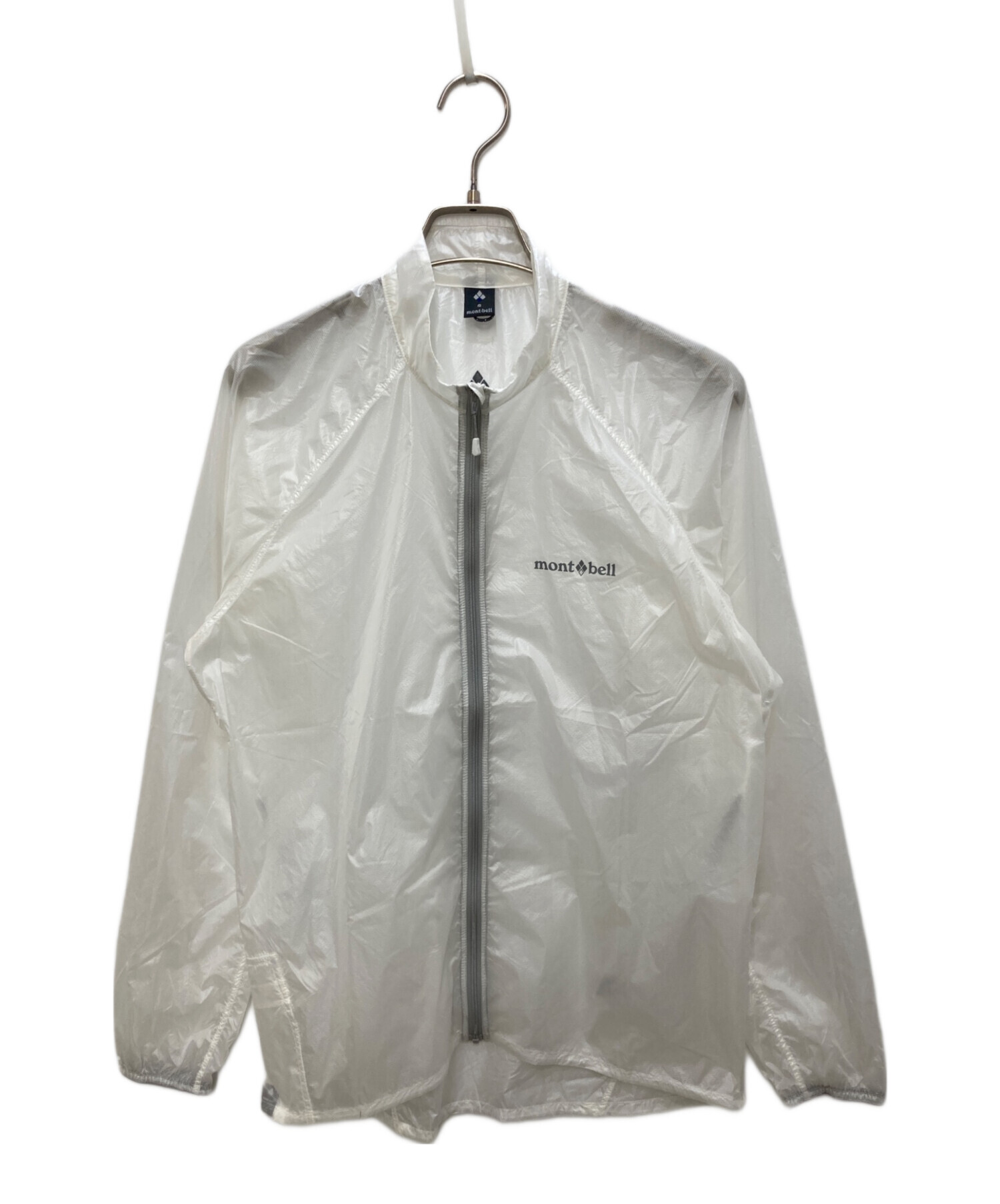 montbell モンベル ナイロンジャケット ホワイト 春服 M テック 中古・古着通販】mont-bell (モンベル) EXライト ウインド ジャケット