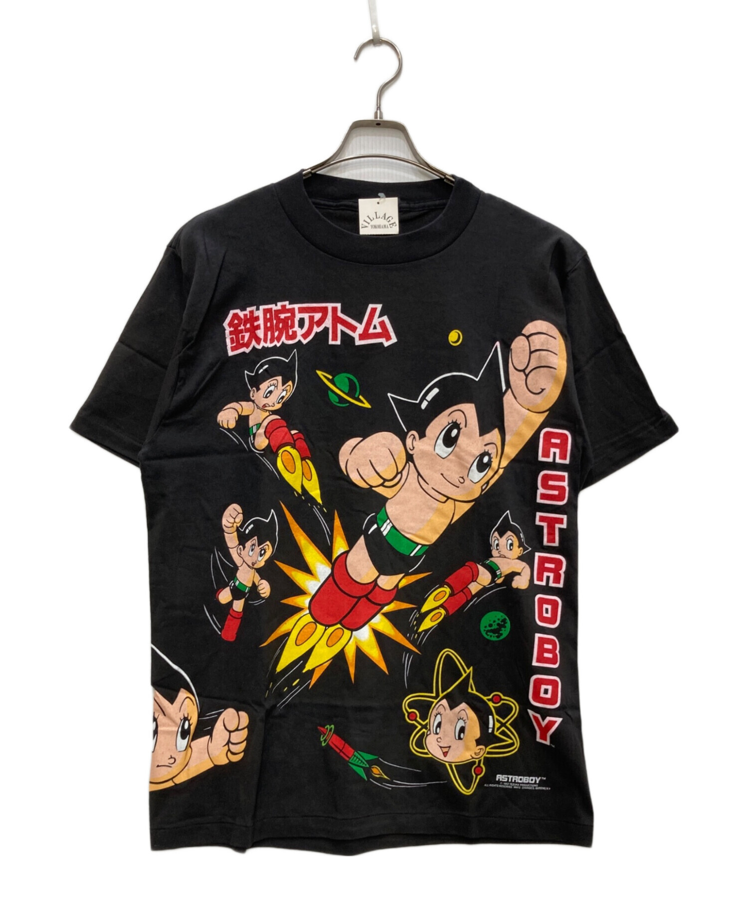 中古・古着通販】CHANGES (チェンジズ) 総柄プリントTシャツ ブラック
