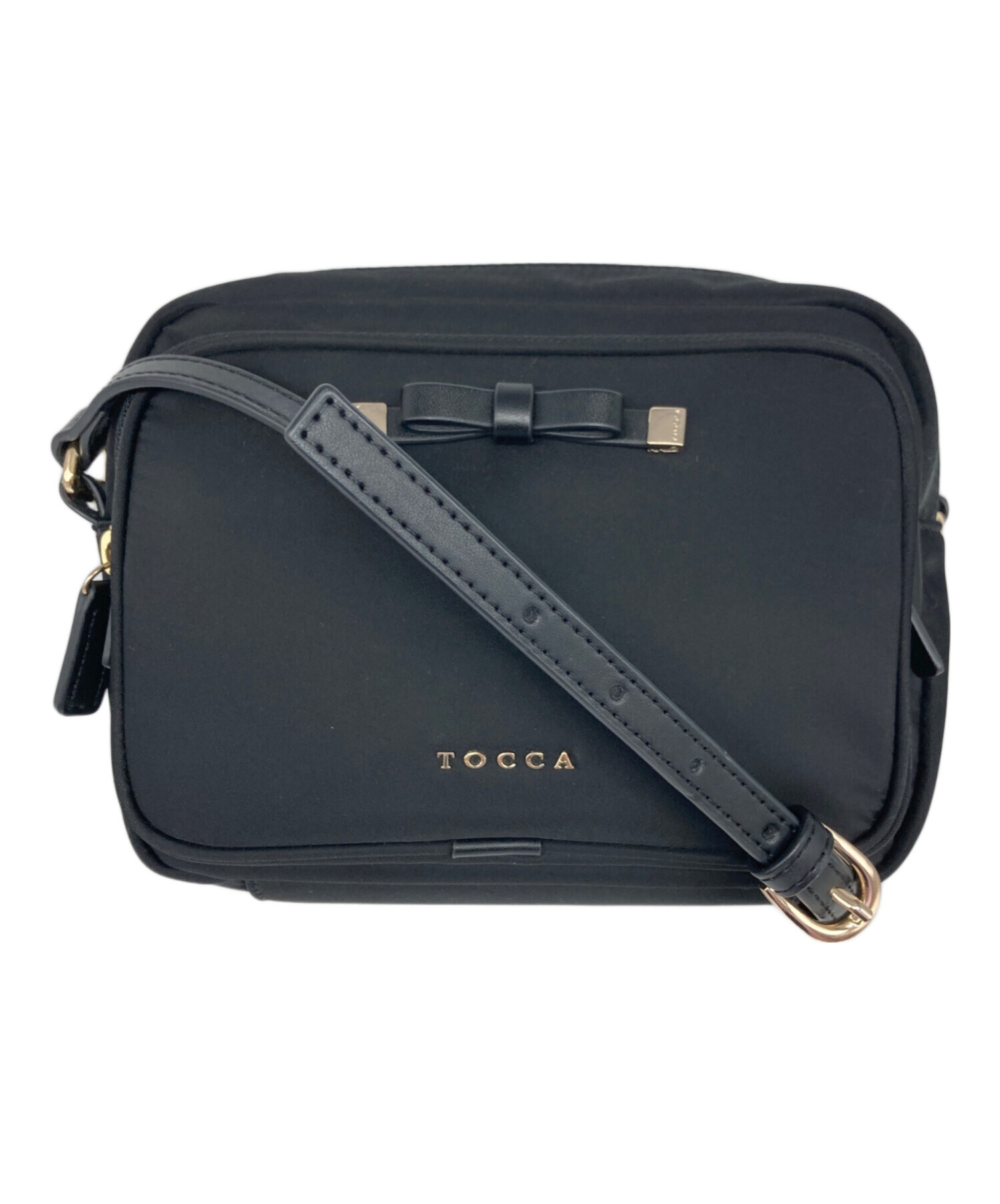 Bach / Tocatas(中古品) 中古・古着通販】TOCCA (トッカ) ミニリボンショルダーバッグ ブラック