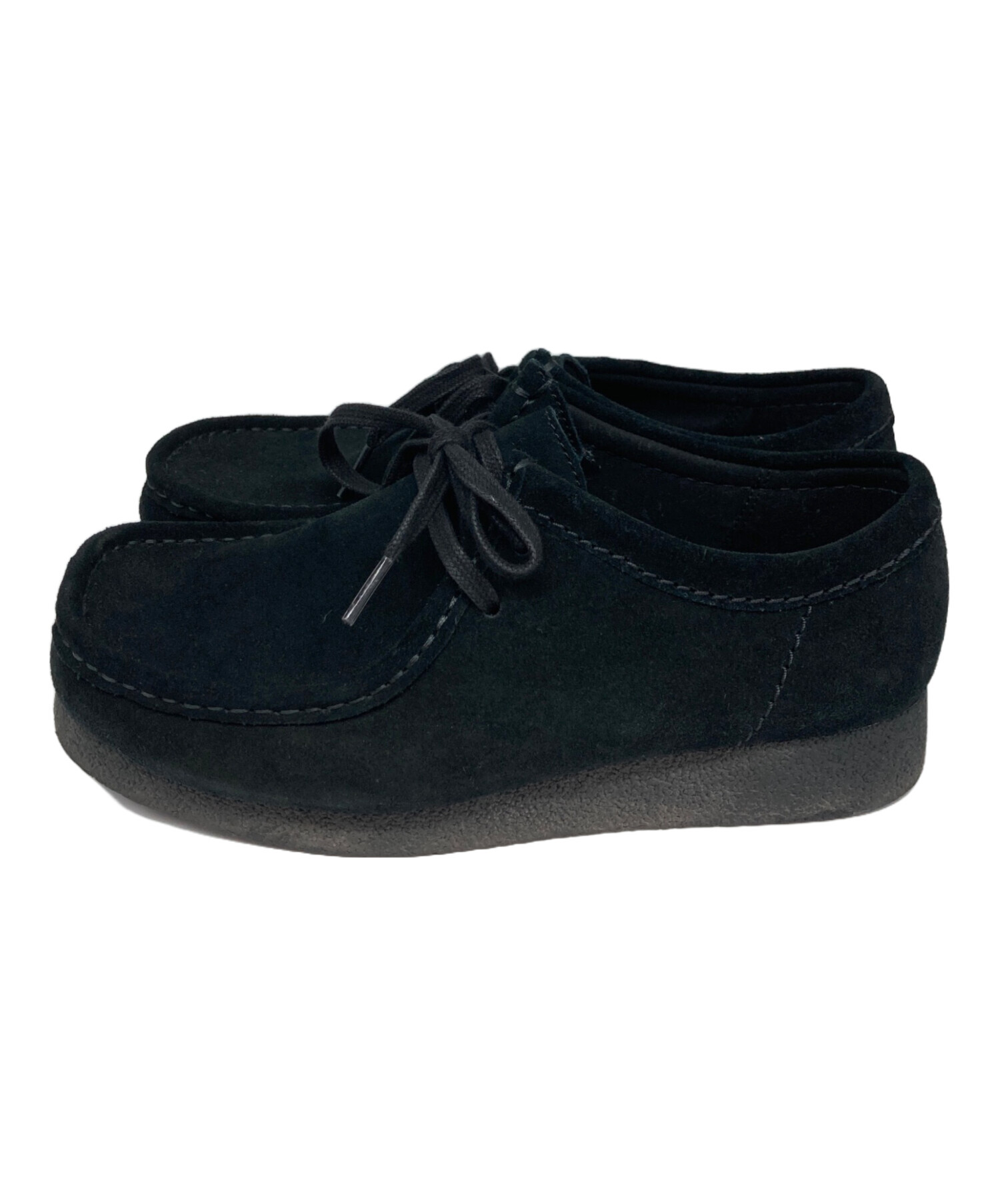 中古・古着通販】CLARKS (クラークス) ワラビー ブーツ ブラック