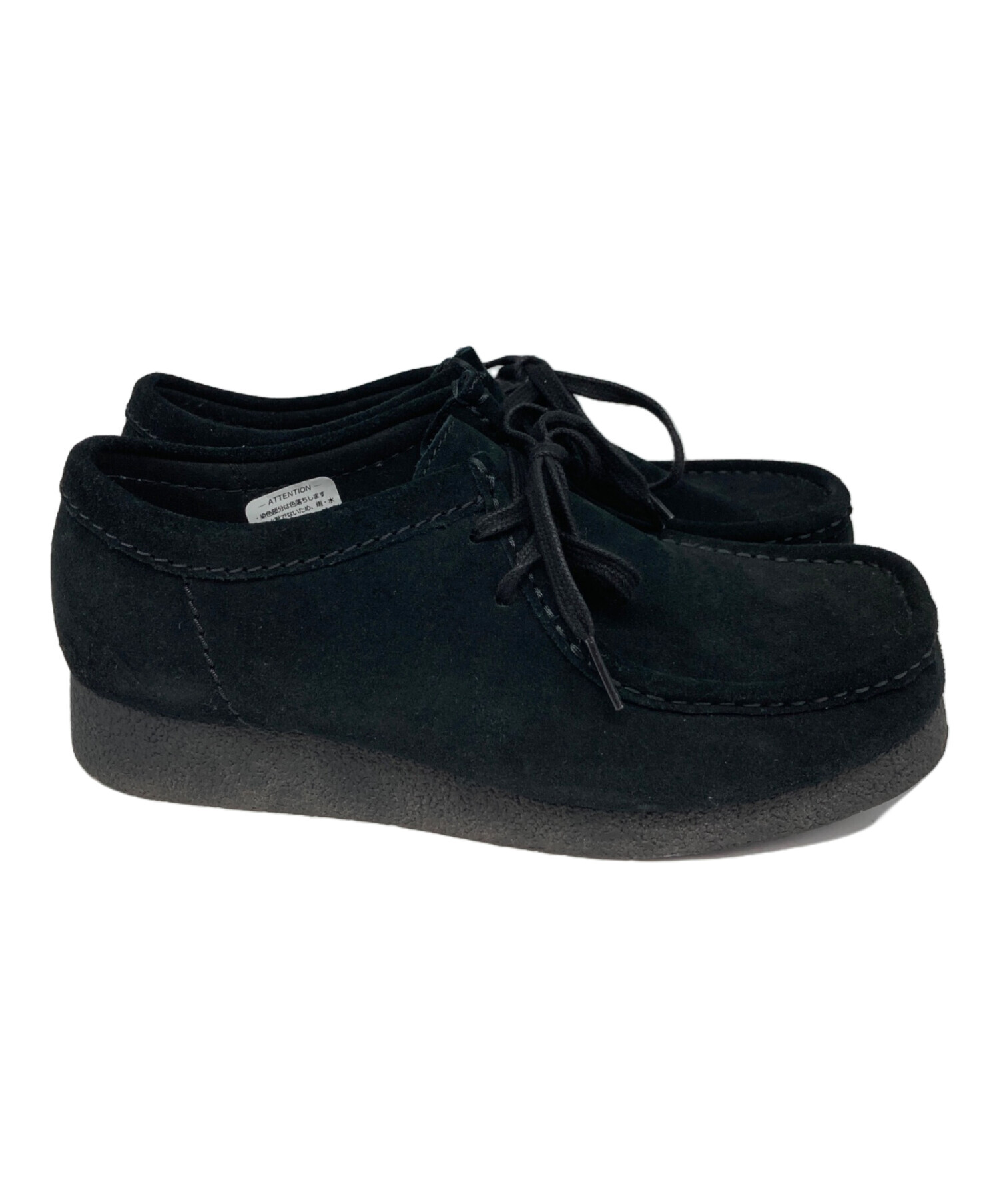 中古・古着通販】CLARKS (クラークス) ワラビー ブーツ ブラック