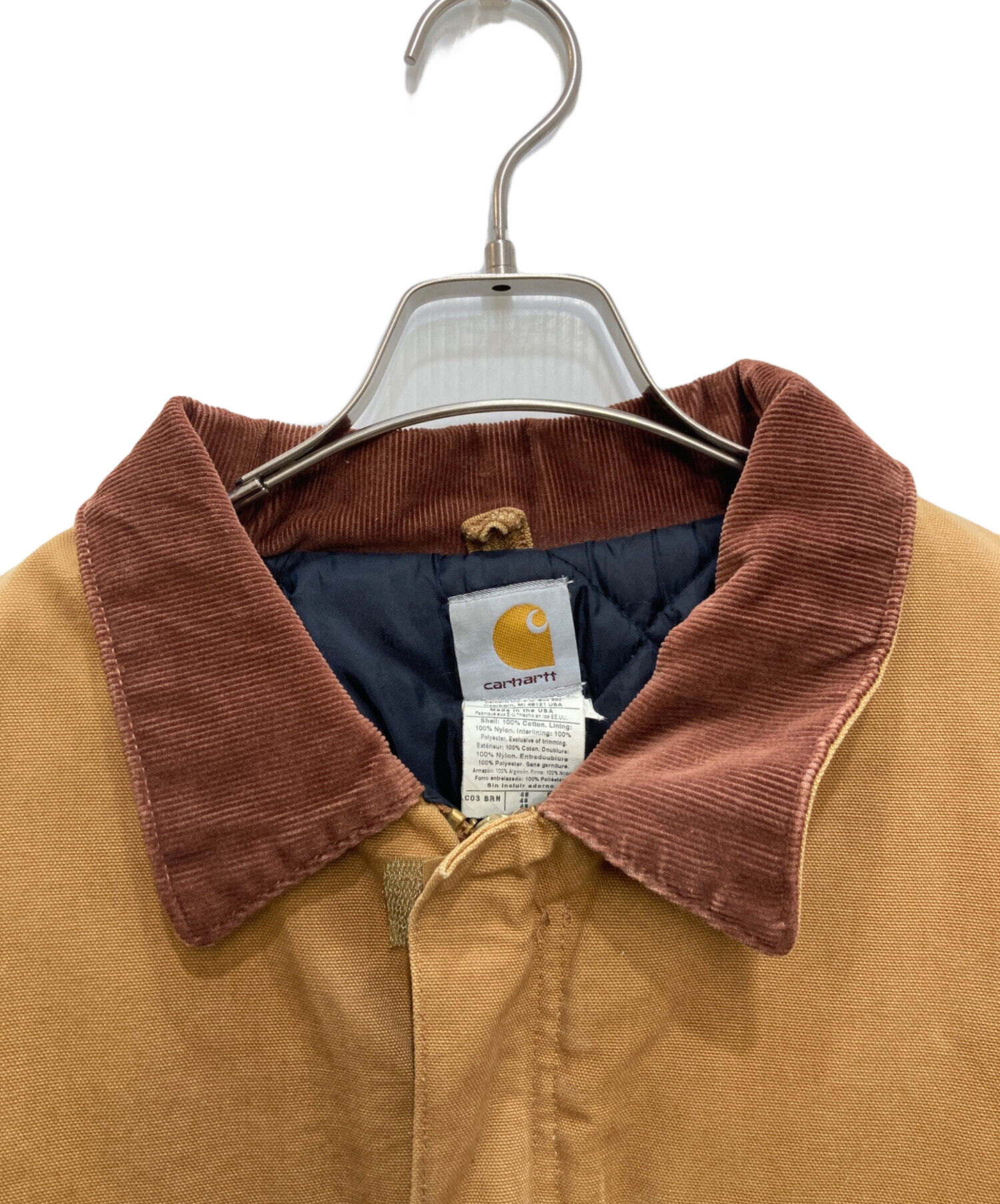 中古・古着通販】CarHartt (カーハート) ダックジャケット ベージュ
