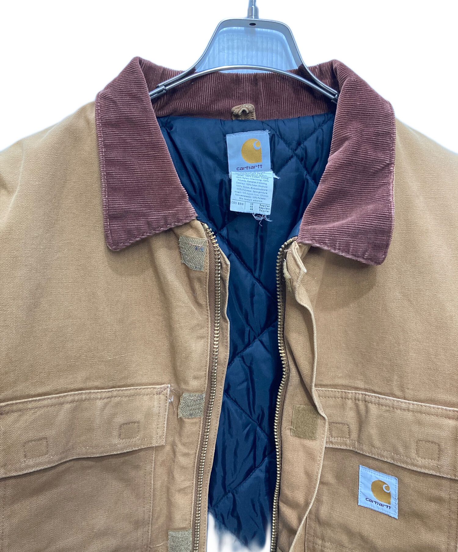 中古・古着通販】CarHartt (カーハート) ダックジャケット ベージュ