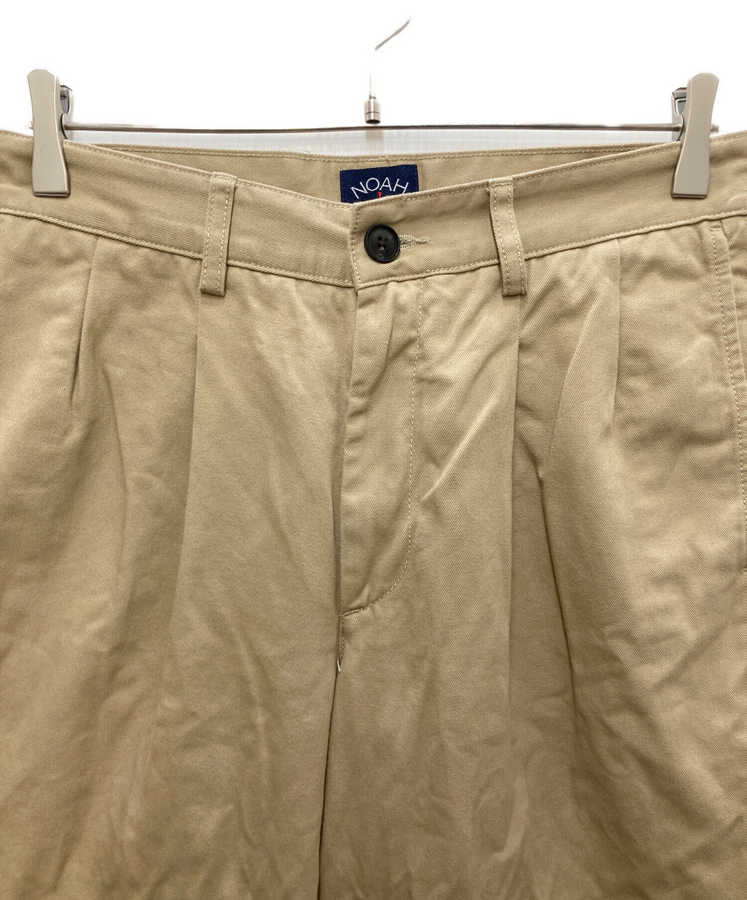 中古・古着通販】Noah (ノア) 2タックチノパンツ ベージュ サイズ:30