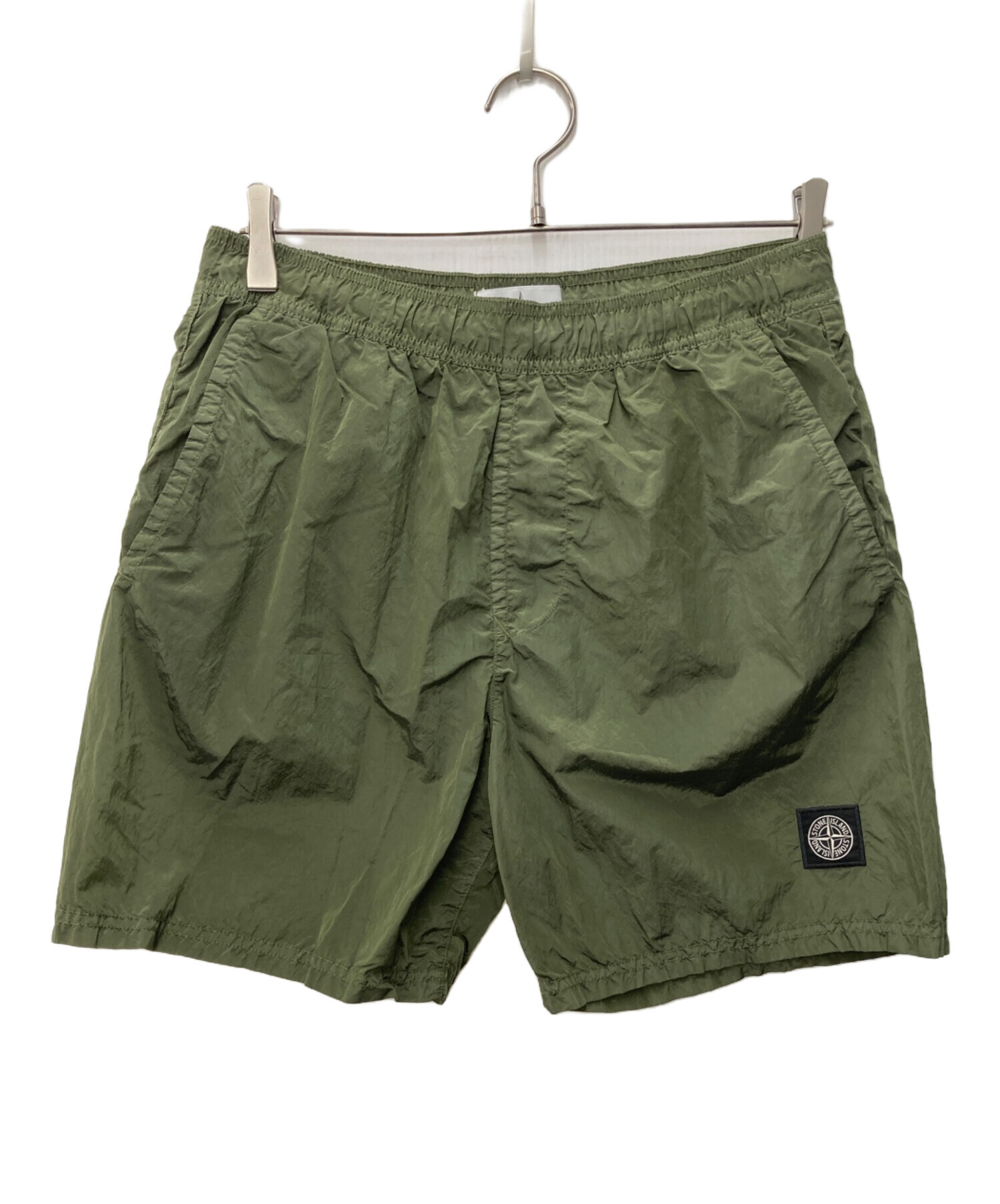 STONE  ナイロンショートパンツ オリーブ M 中古・古着通販】STONE ISLAND (ストーンアイランド) Nylon Metal Swim