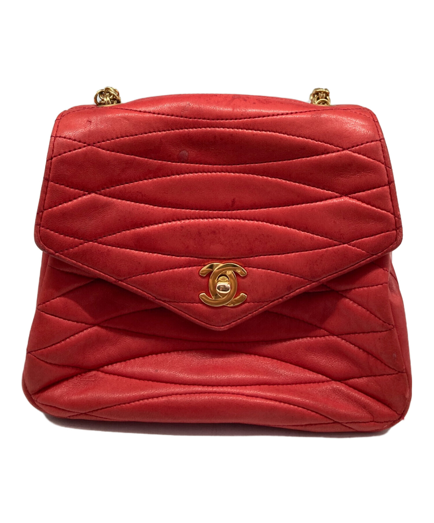 中古・古着通販】CHANEL (シャネル) ヴィンテージラムスキンチェーン