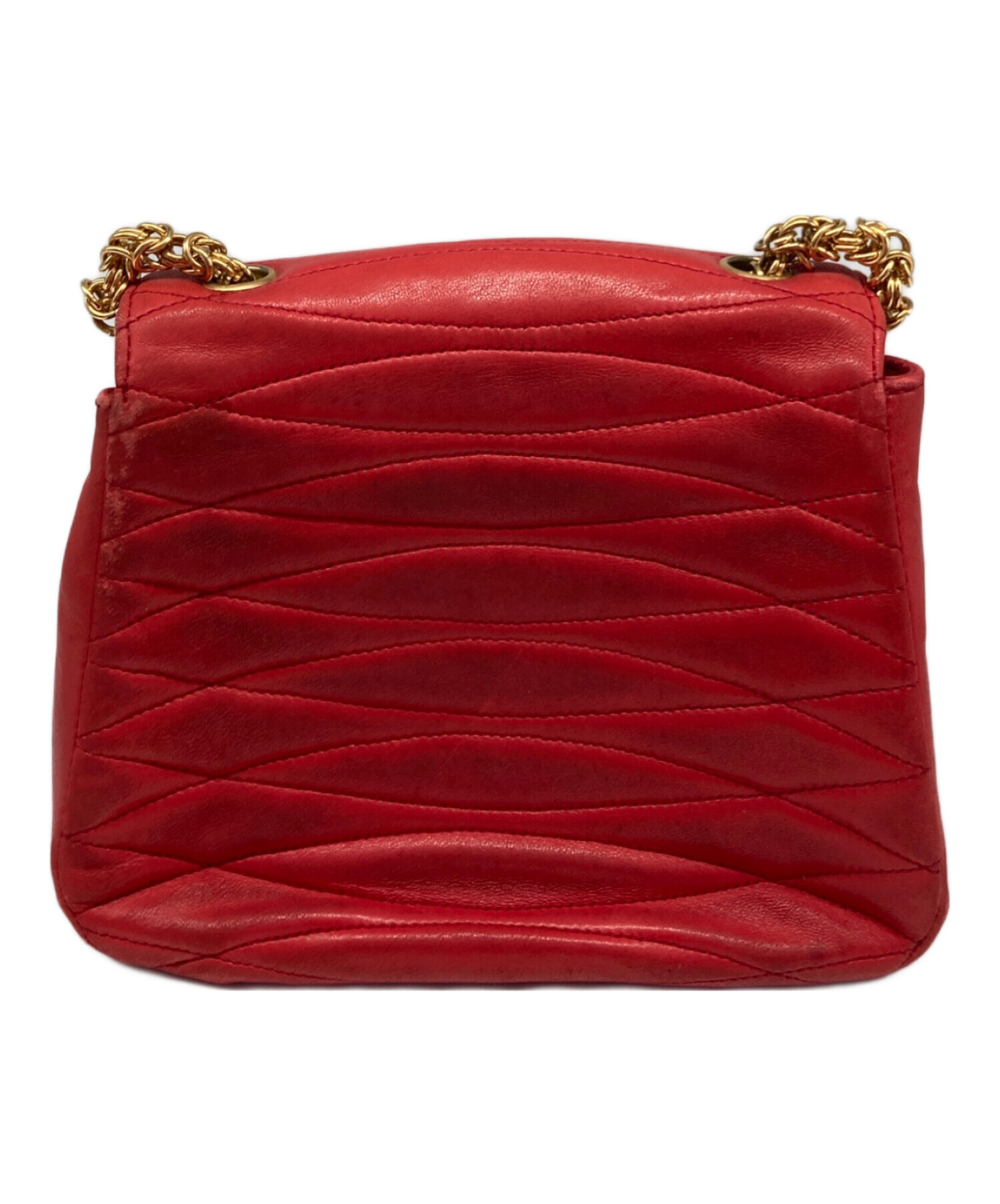 シャネル　ヴィンテージチェーンバッグ 中古・古着通販】CHANEL (シャネル) ヴィンテージラムスキンチェーン