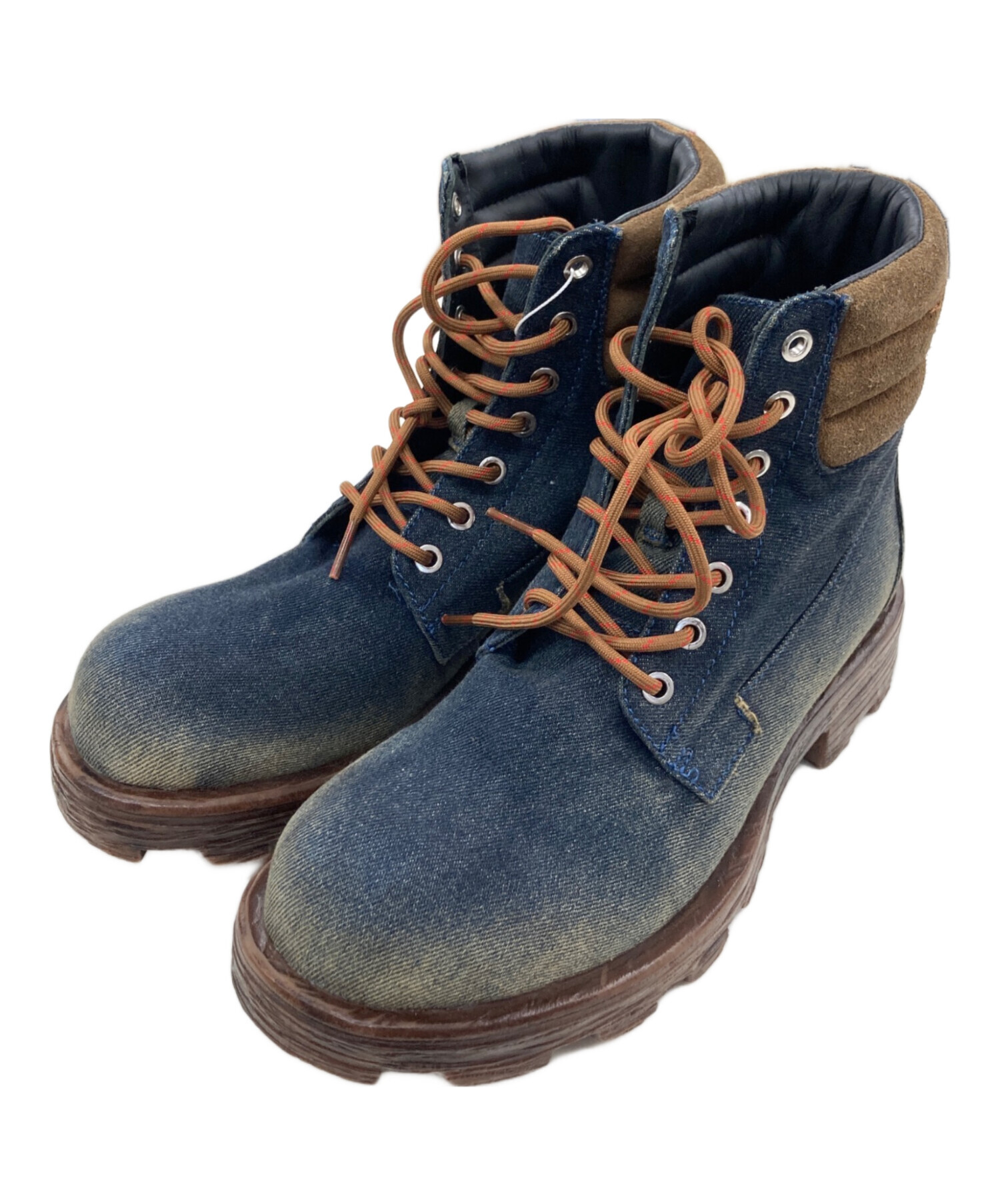 diesel ブーツ 中古・古着通販】DIESEL (ディーゼル) D-Hammer Lace Up ブーツ