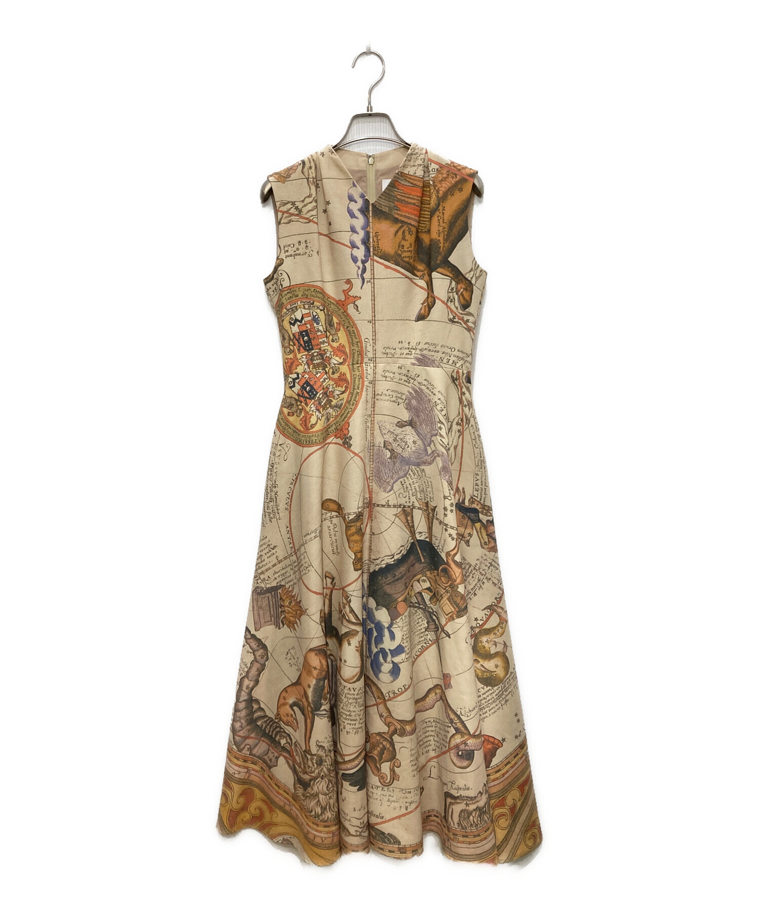 試着のみ　ameri vintage RILEY HOROSCOPE DRESS 中古・古着通販】Ameri (アメリ) RILEY HOROSCOPE DRESS オレンジ