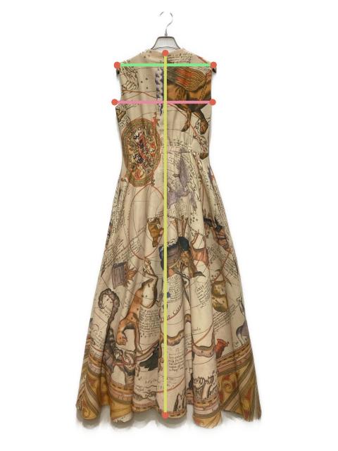 中古・古着通販】Ameri (アメリ) RILEY HOROSCOPE DRESS オレンジ