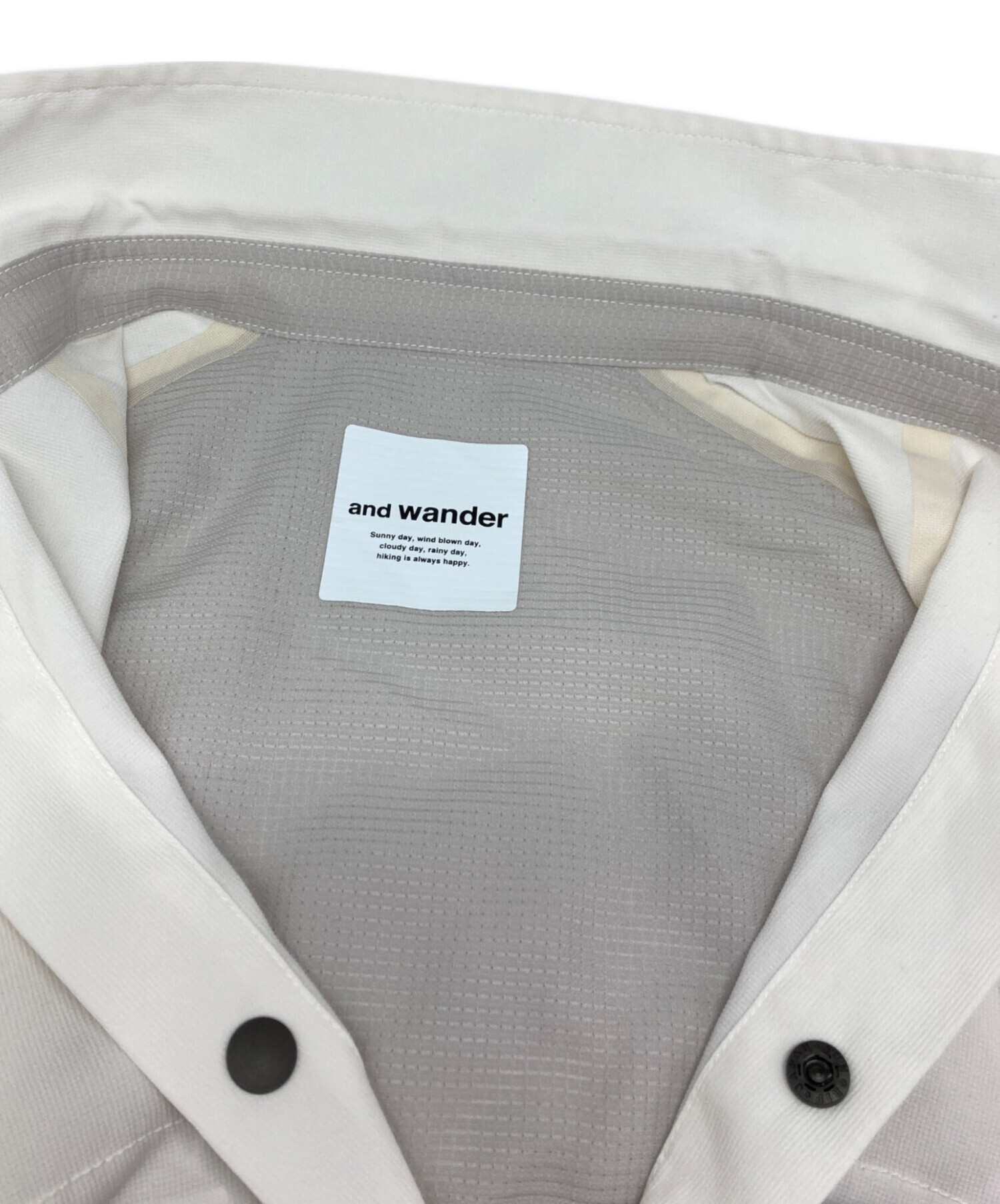 中古・古着通販】and wander (アンドワンダー) tech short sleeve