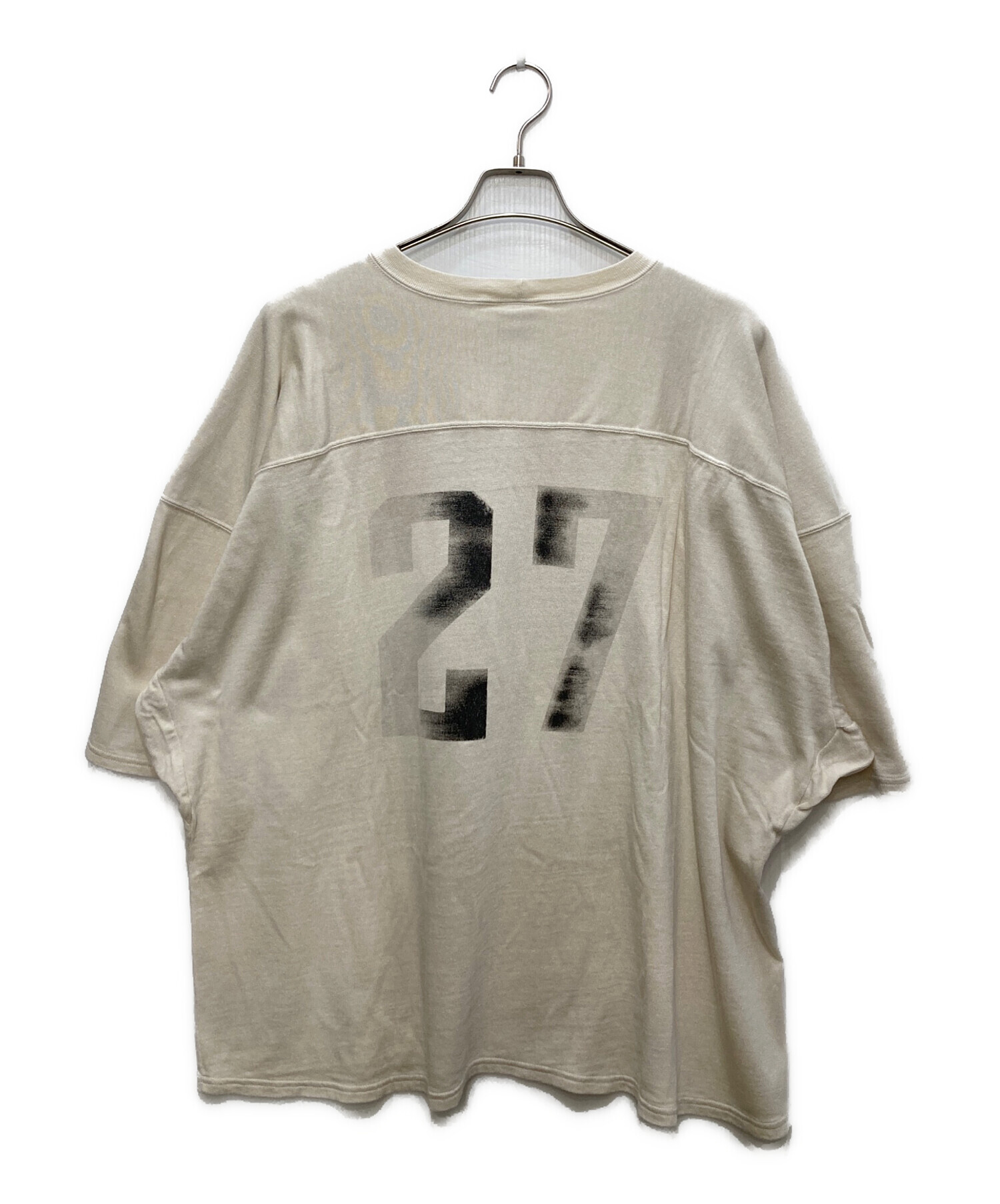 SAINT MICHAEL セントマイケル カジュアルシャツ XL 白 【古着】【中古】【送料無料】 中古・古着通販】SAINT MICHAEL (セントマイケル) SS T-SHIRT