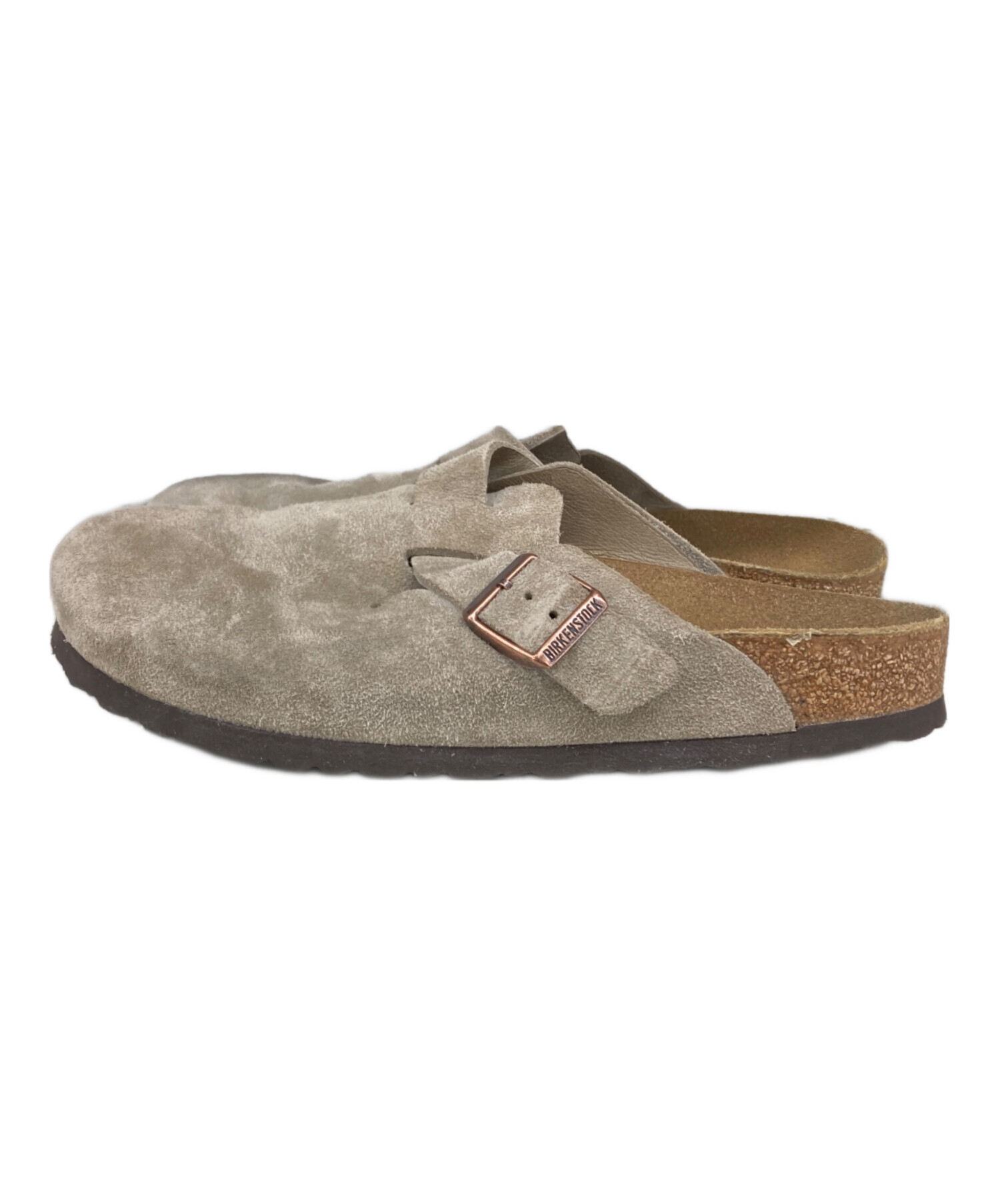 BIRKENSTOCK ビルケンシュトック サンダル 26cm ベージュ 【古着】【中古】【送料無料】 中古・古着通販】BIRKENSTOCK (ビルケンシュトック) Boston サンダル