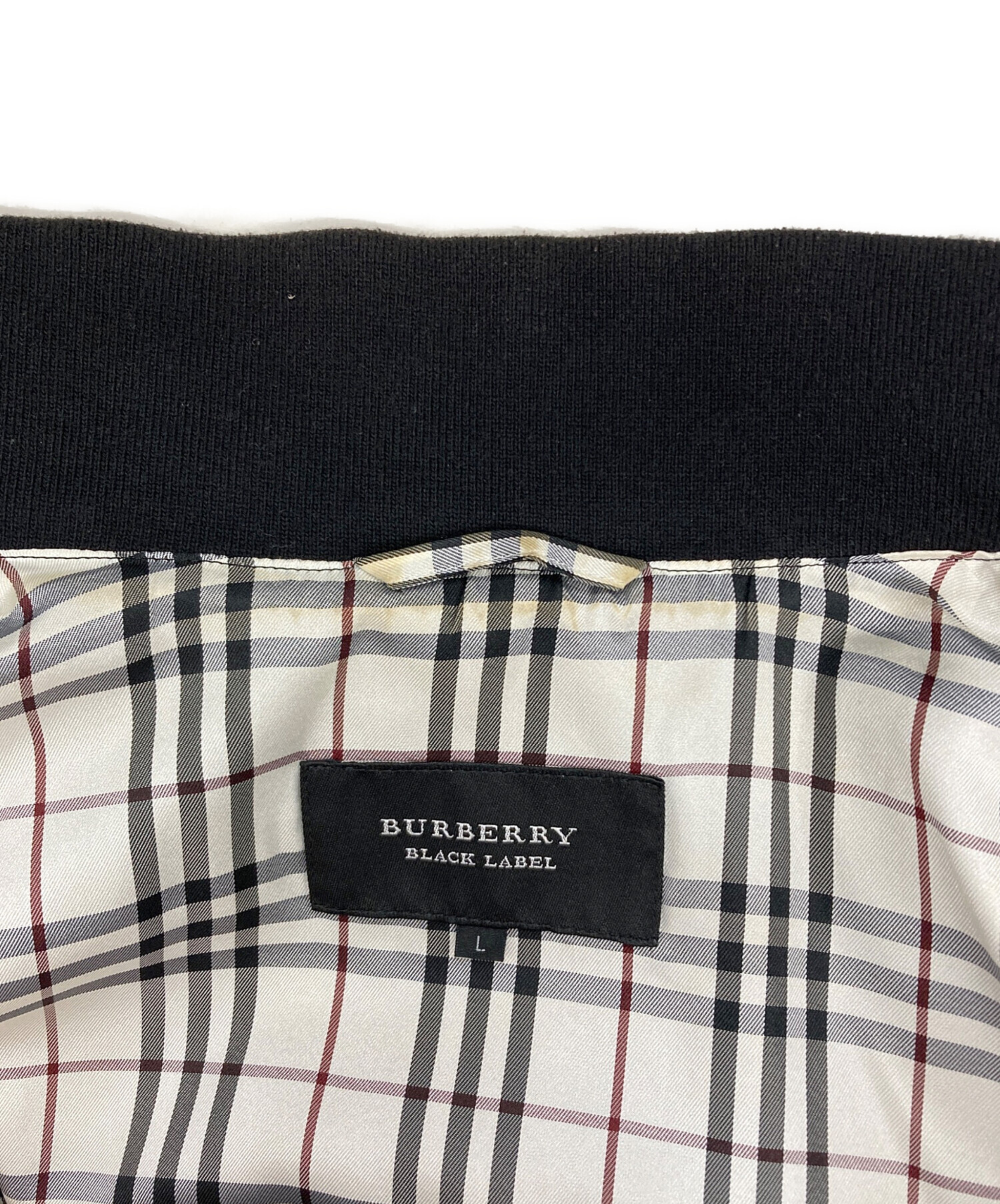 バーバリーブラックレーベル　グレンチェック　ストライプ　チェック柄　ジャケット 中古・古着通販】BURBERRY BLACK LABEL (バーバリーブラックレーベル