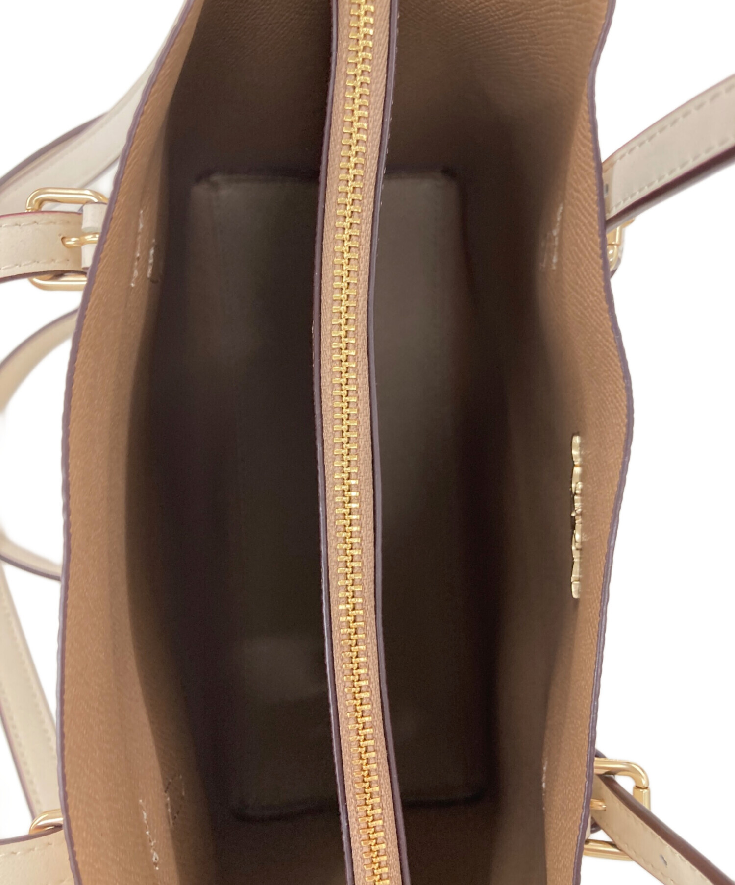 中古・古着通販】COACH (コーチ) モリー トート バッグ 25 ベージュ