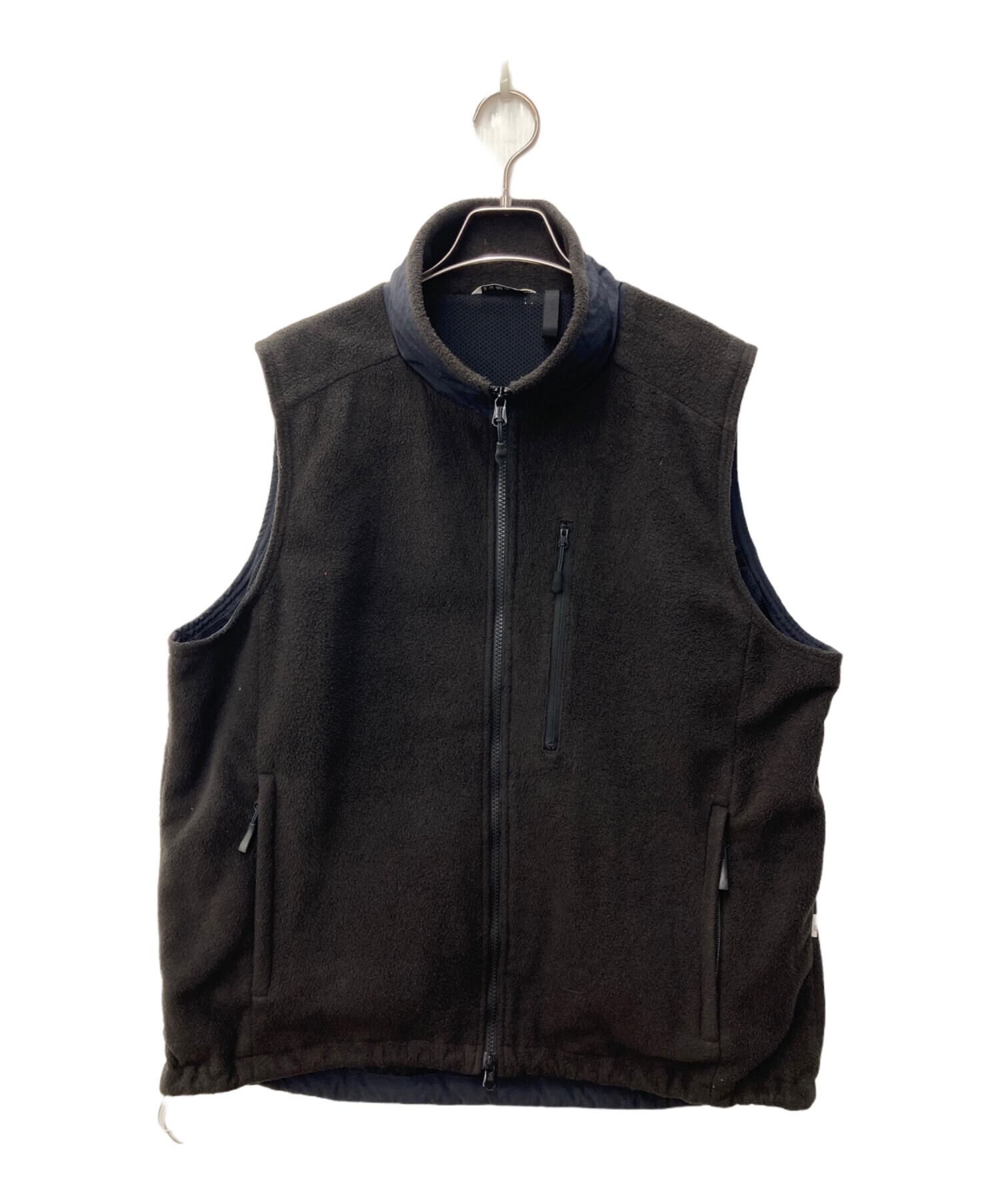 SUMARI フリースベスト BLACK size 1 中古・古着通販】SUMARI (シュマリ) FLEECE CITY VEST ブラック サイズ