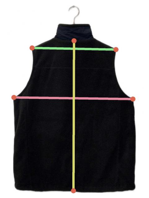 SUMARI フリースベスト BLACK size 1 中古・古着通販】SUMARI (シュマリ) FLEECE CITY VEST ブラック サイズ