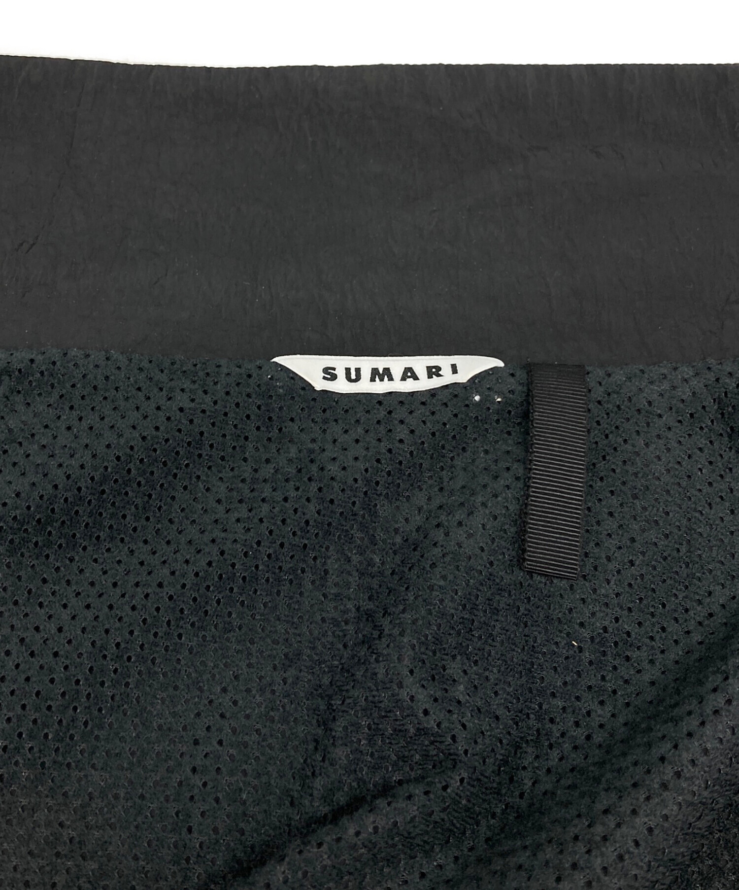 中古・古着通販】SUMARI (シュマリ) NYLON SHELL VEST ブラック サイズ