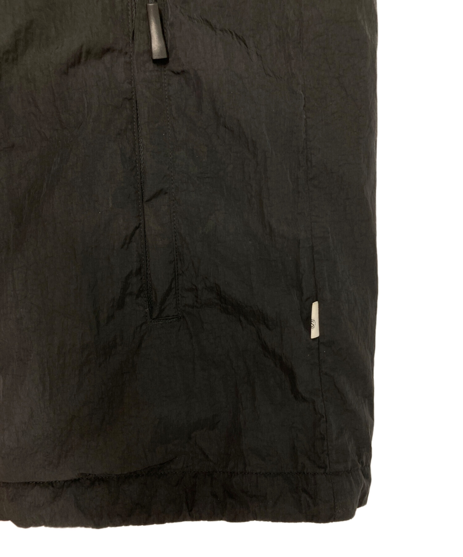 SUMARI NYLON SHELL VESTナイロンシェル ベスト 中古・古着通販】SUMARI (シュマリ) NYLON SHELL VEST ブラック サイズ