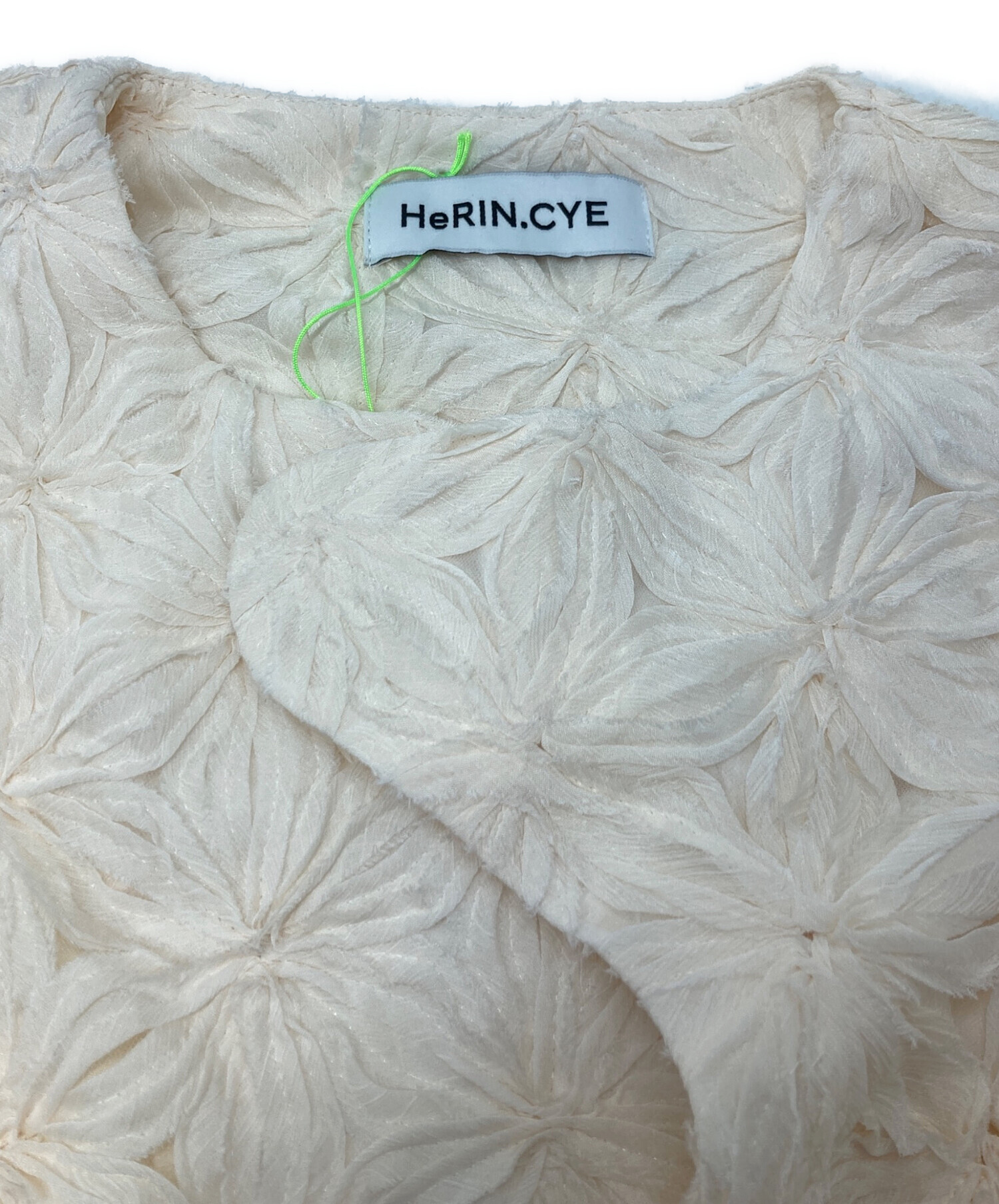 中古・古着通販】HeRIN.CYE (ヘリンドットサイ) Flower lace bolero