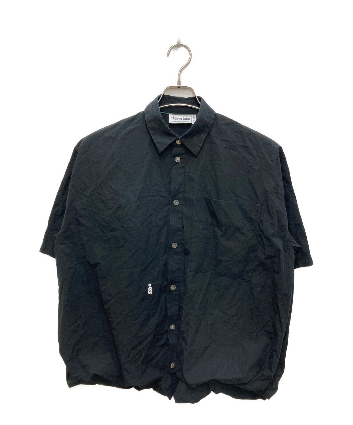 中古・古着通販】nagonstans (ナゴンスタンス) balloon hem shirt