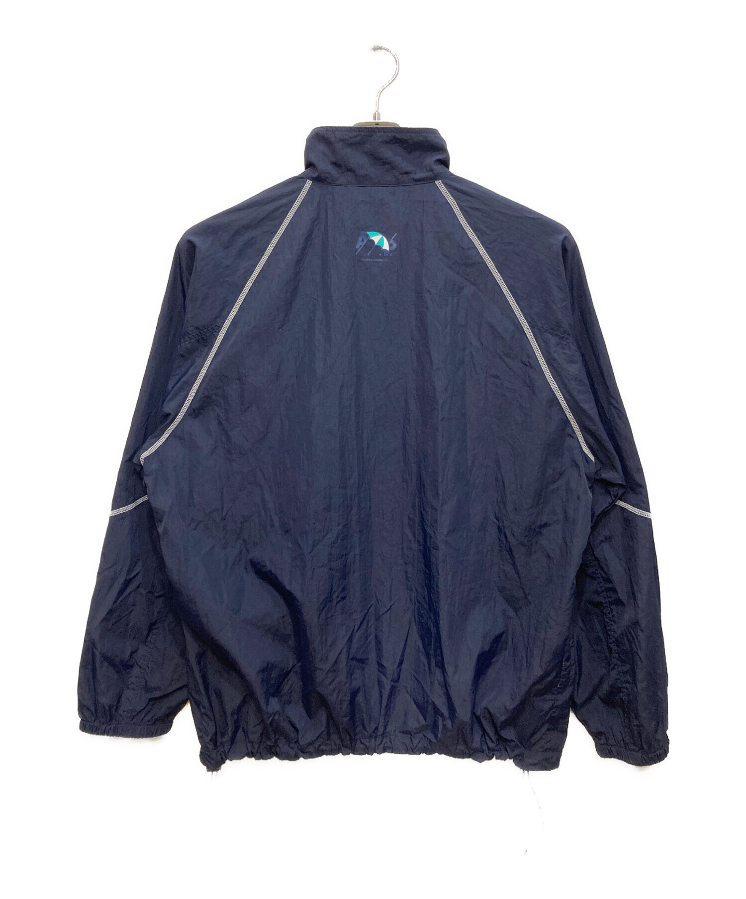 中古・古着通販】ALWA (アルワ) ジップナイロンジャケット ネイビー 