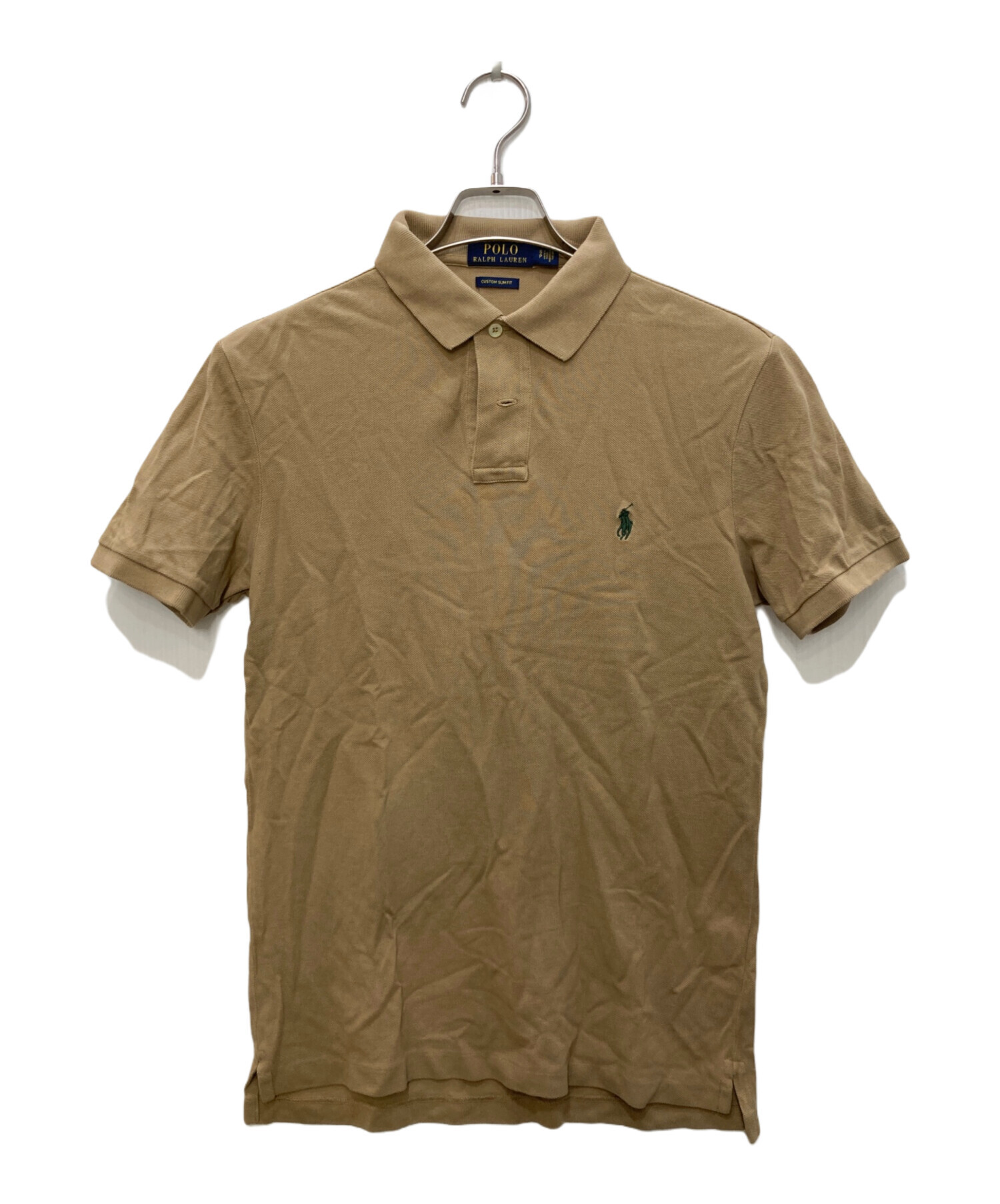 新品 Polo Ralph Lauren ポロシャツ ベージュ 中古・古着通販】POLO RALPH LAUREN (ポロ・ラルフローレン